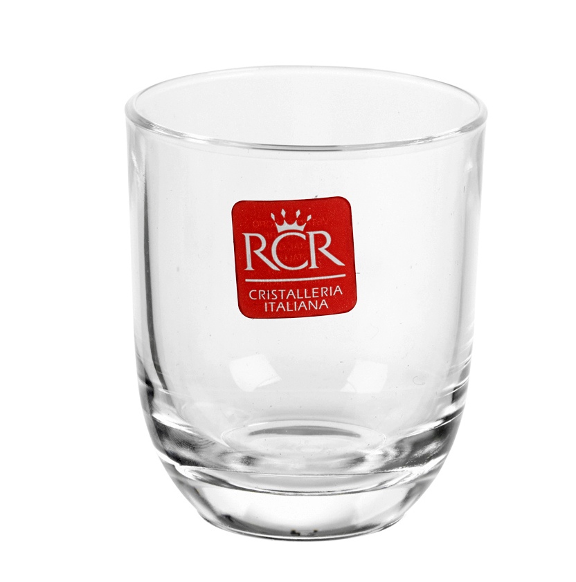 RCR Toscana Crystal Stemless Liqueur Shot Glasses 80ml Cups Italian