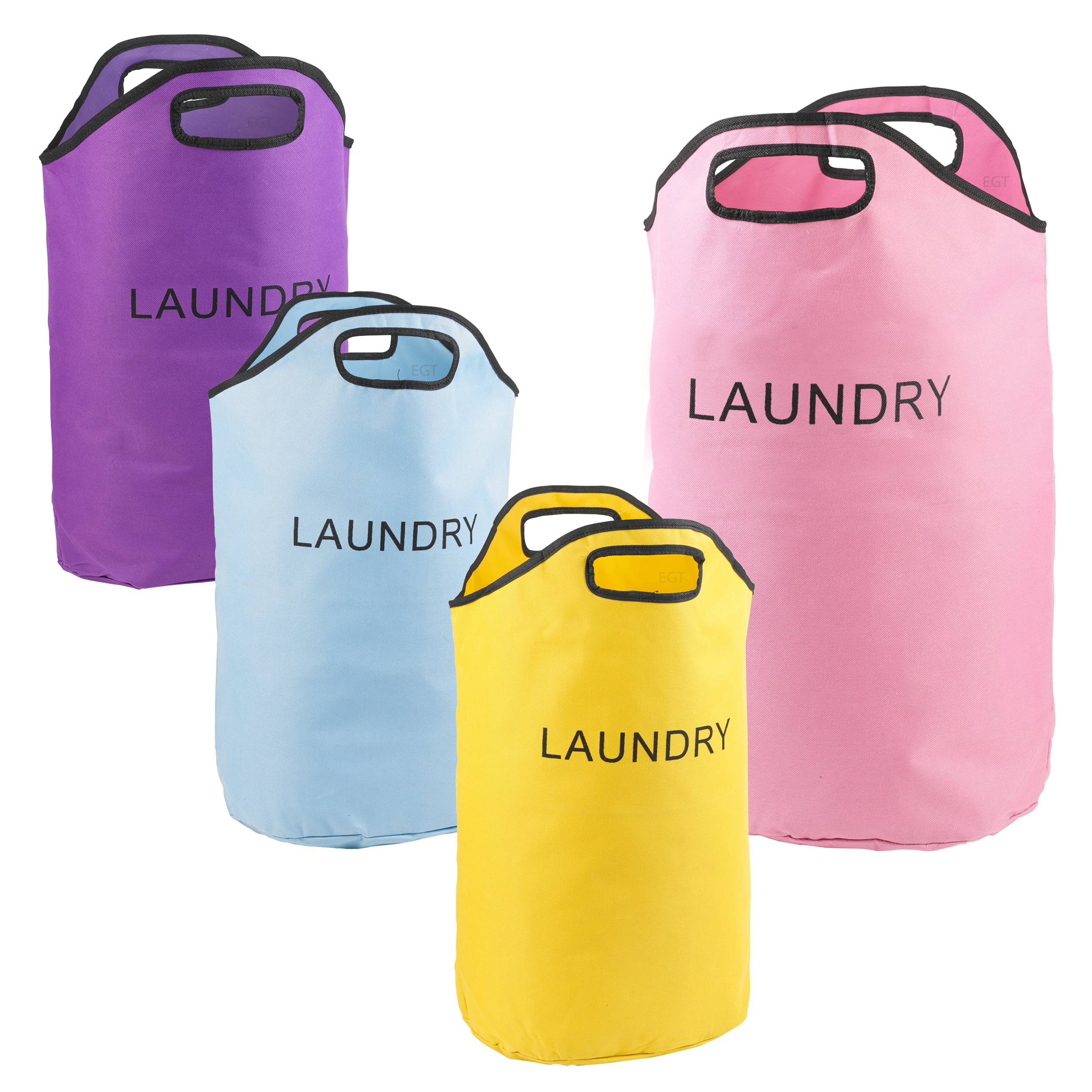 Large 34 Litre Laundry Bag Storage Foldable Washing Bin Tidy Hamper