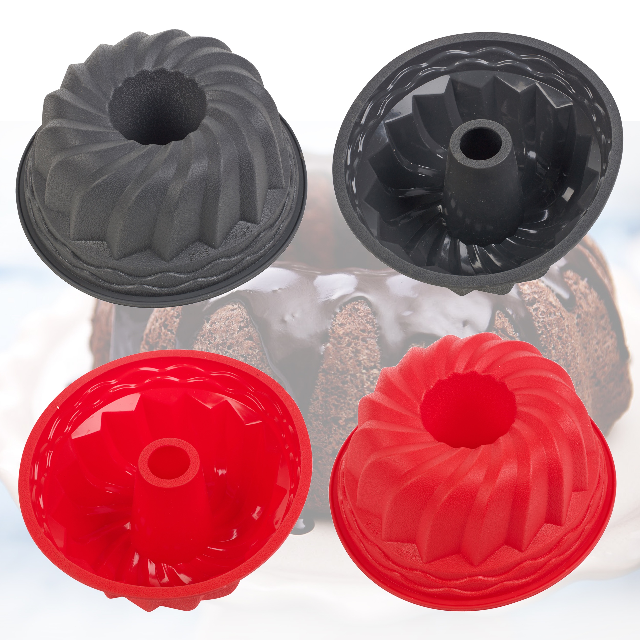 Lekue Silicone Bundt Savarin Cake Pan Lekue Silicone Bundt Savarin Cake Pan