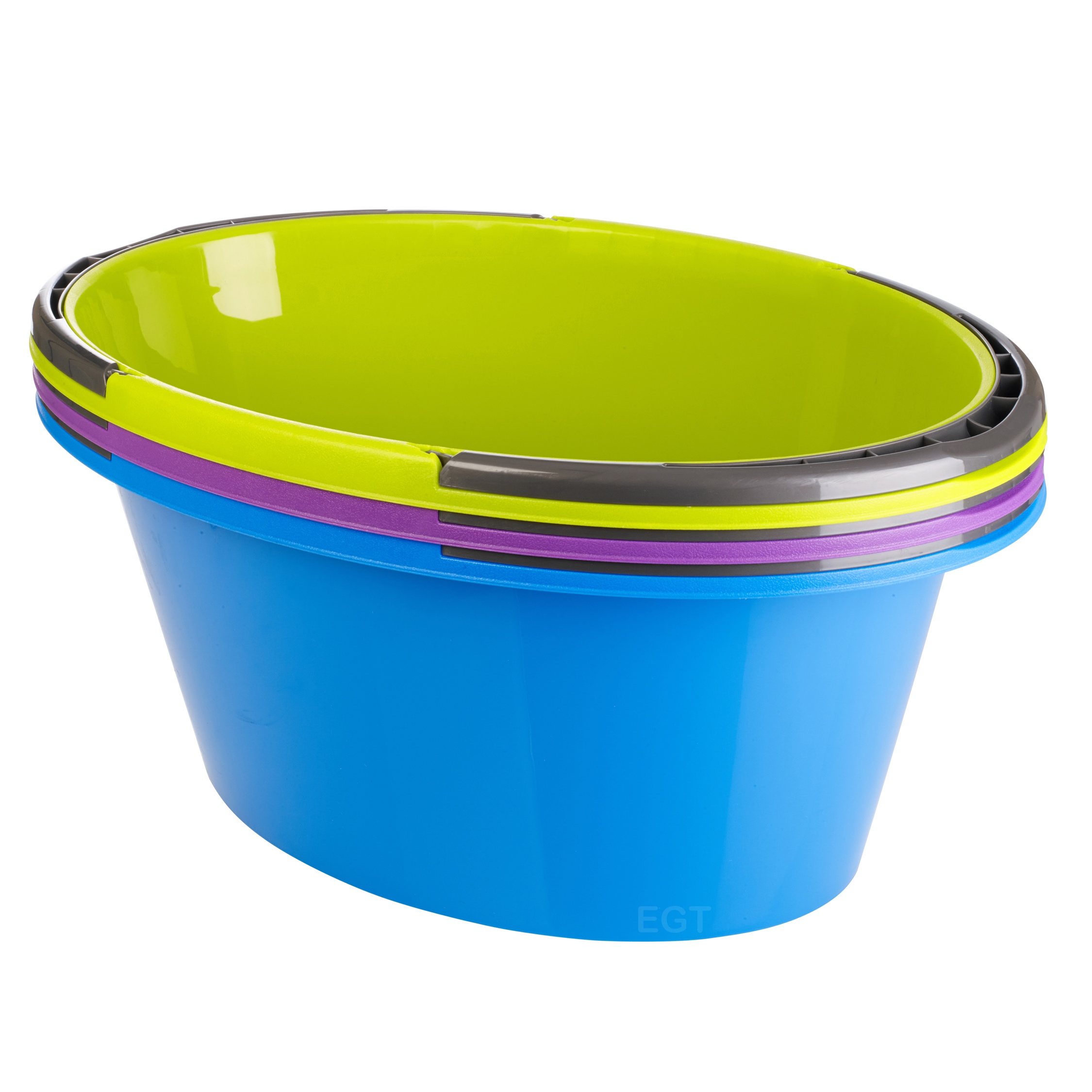 Large 50 Litre Laundry Basket With Folding Handles Storage Washing