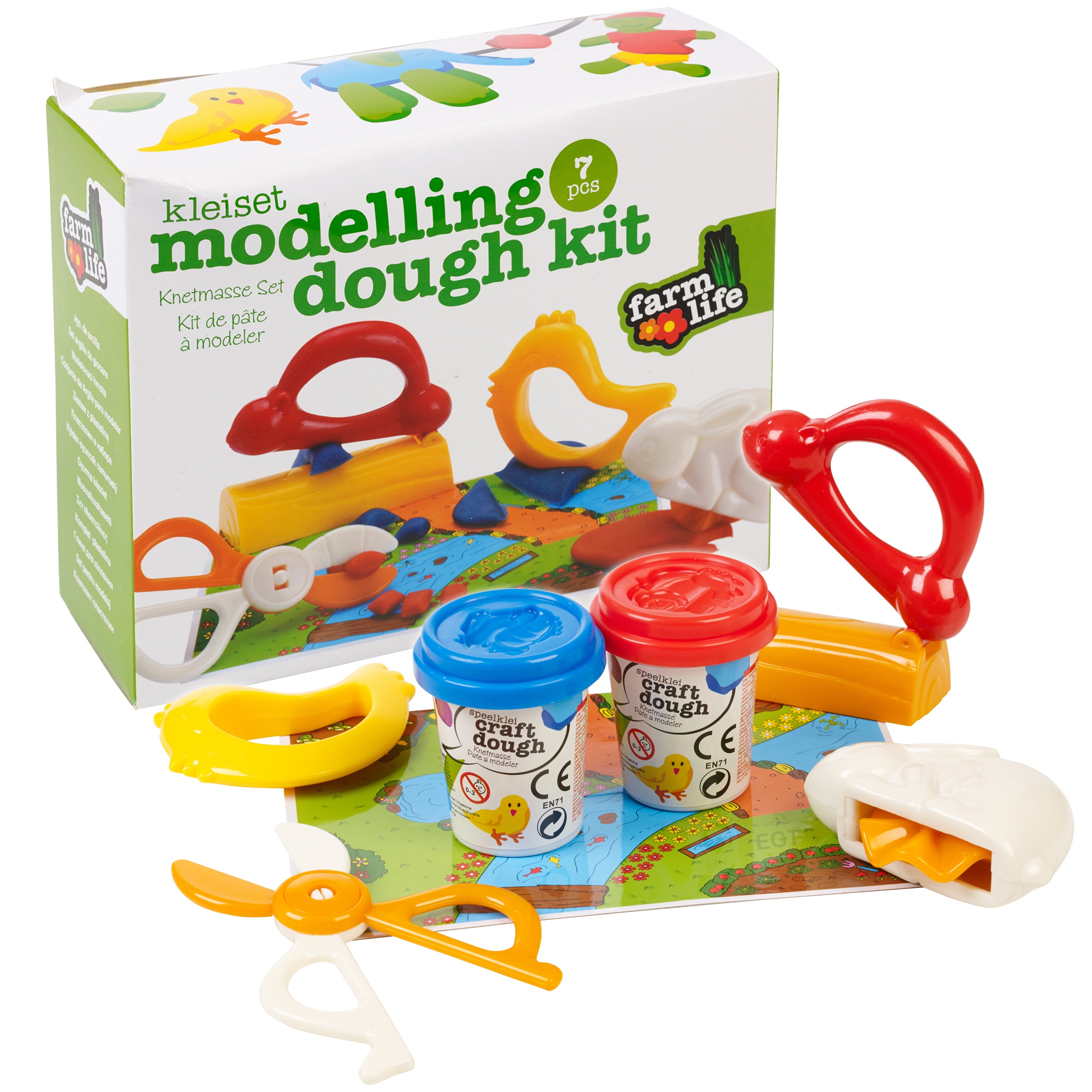 Kids Play Dough Craft Modelling Gift Sets Tubs & Shapes Children Toys