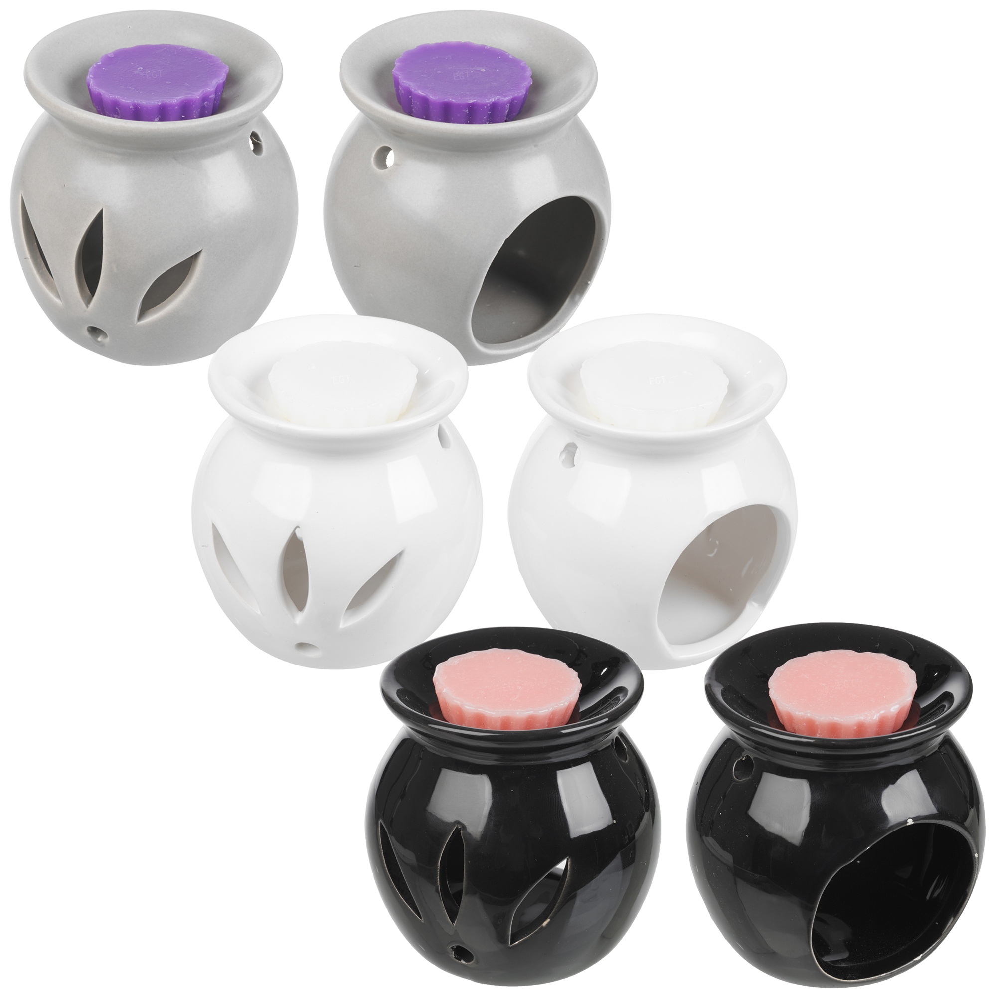Oil & Wax Burner Ceramic Fragrance Tart Aromatherapy Scents Home Decor Aroma New eBay