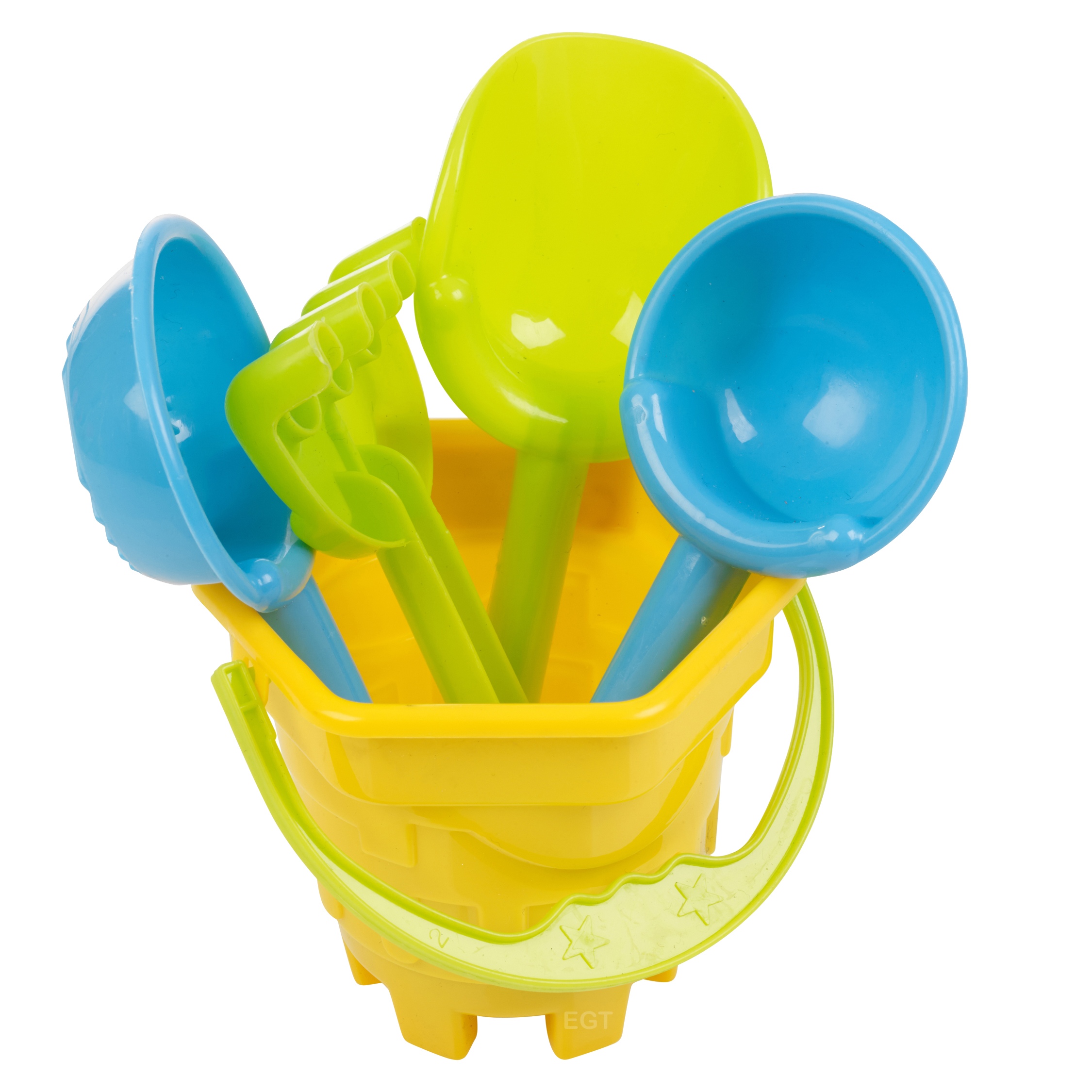 Childrens Mini Sand Bucket & Spade 4 Tools Set Beach Sandpit Holiday