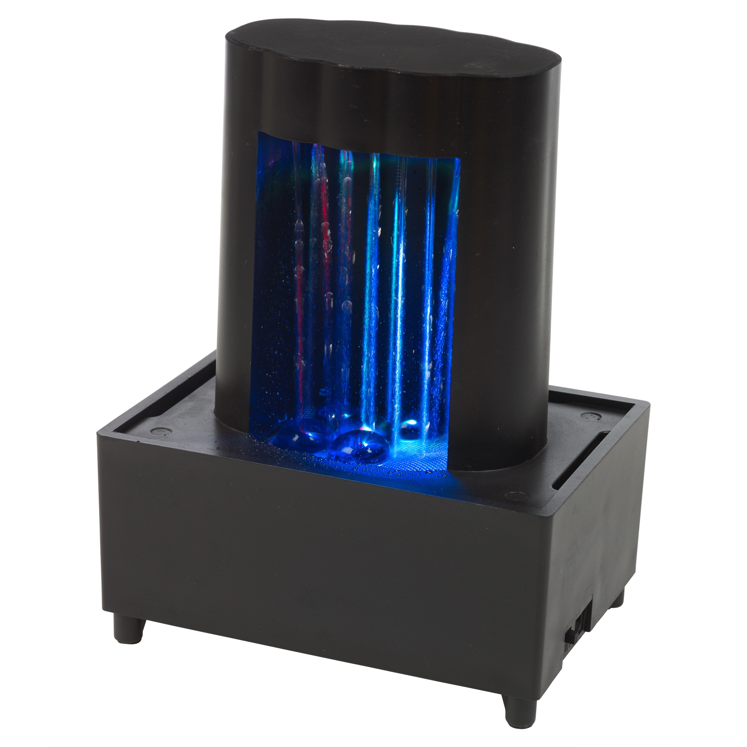 Cordless Tranquility Tabletop Fountain Indoor Waterfall LED Lights