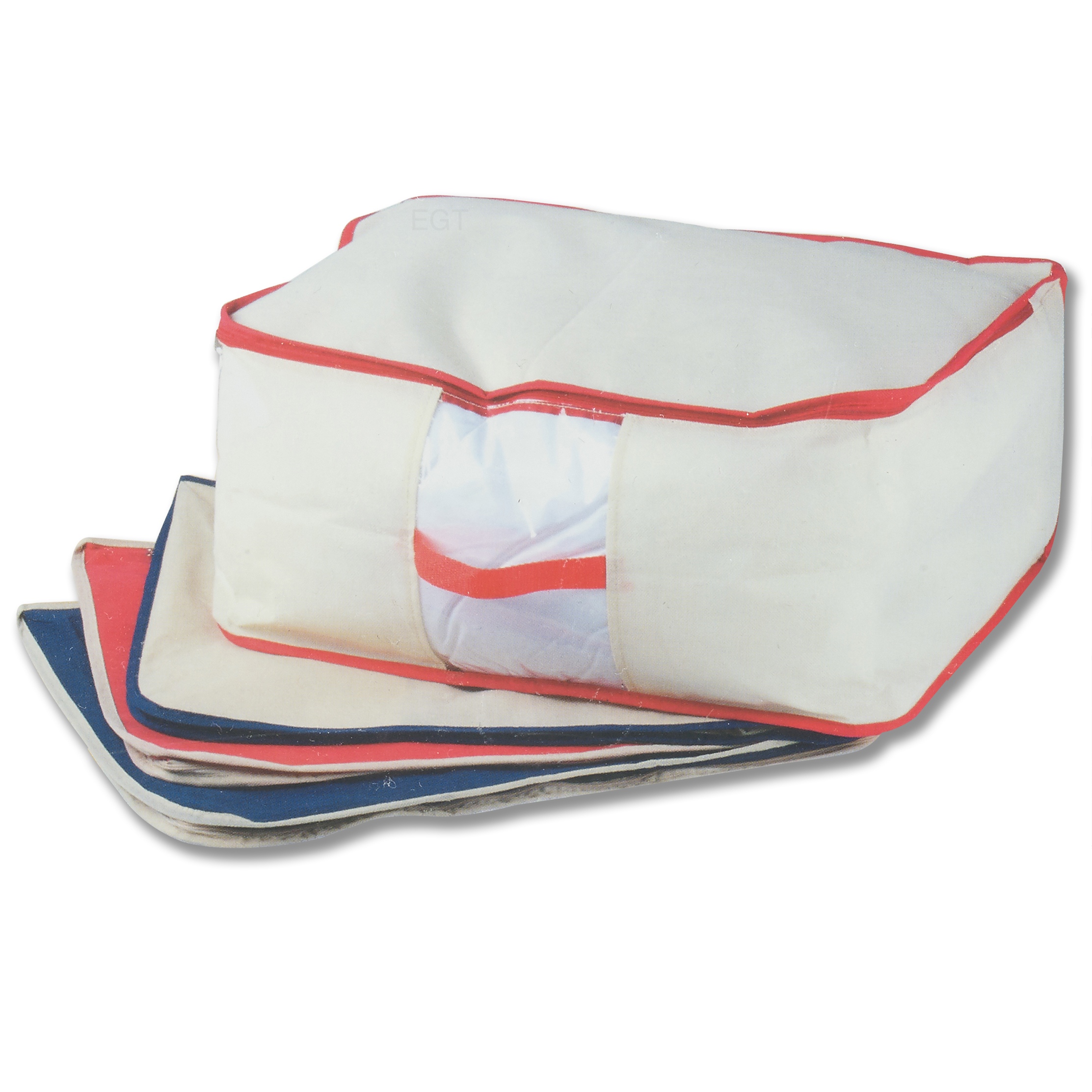 Wide Lightweight Under Bed Zip Storage Bag Box With Carry Handle 52 X