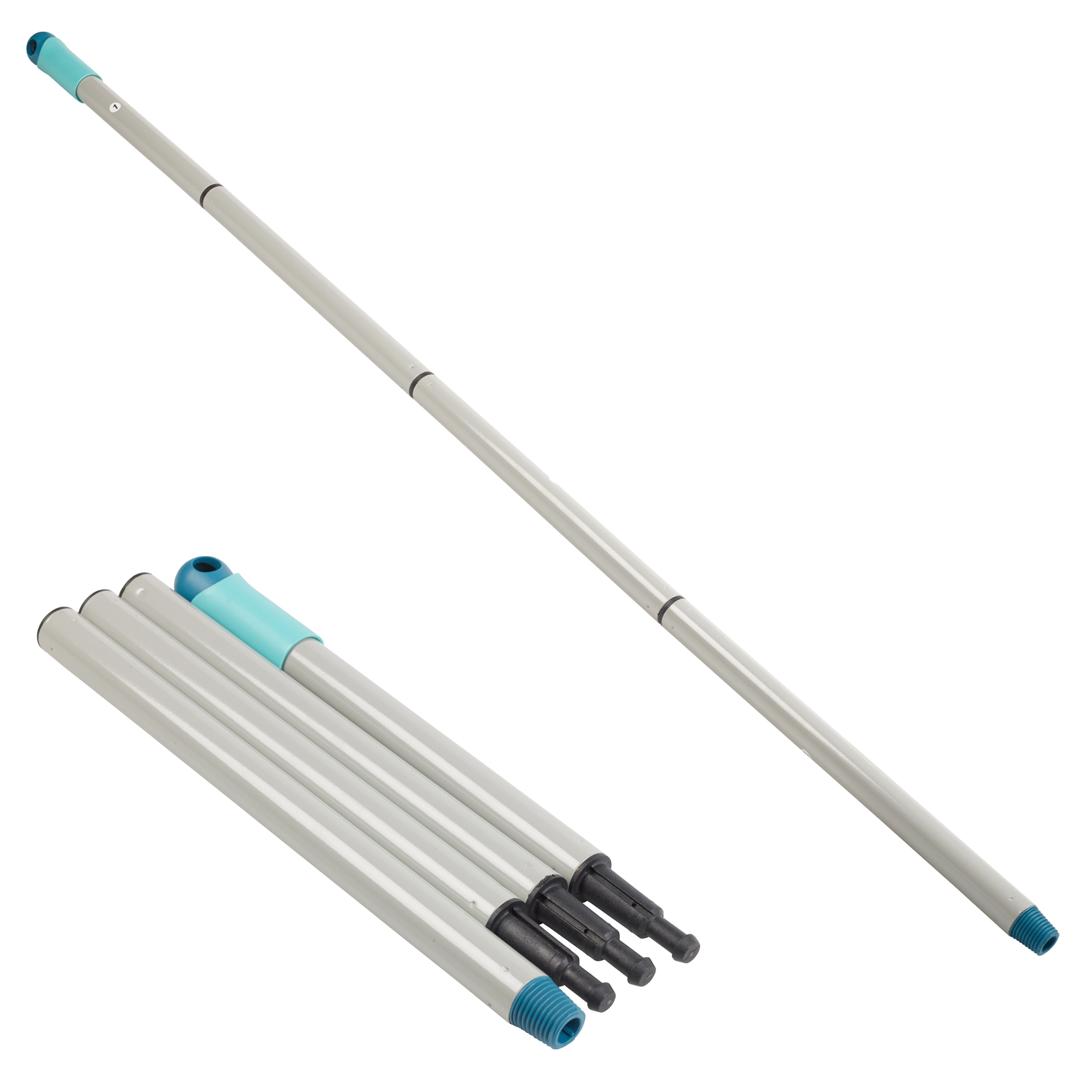 4 Piece Leifheit Broom Stick Mop Connector Handle Replacement Easy