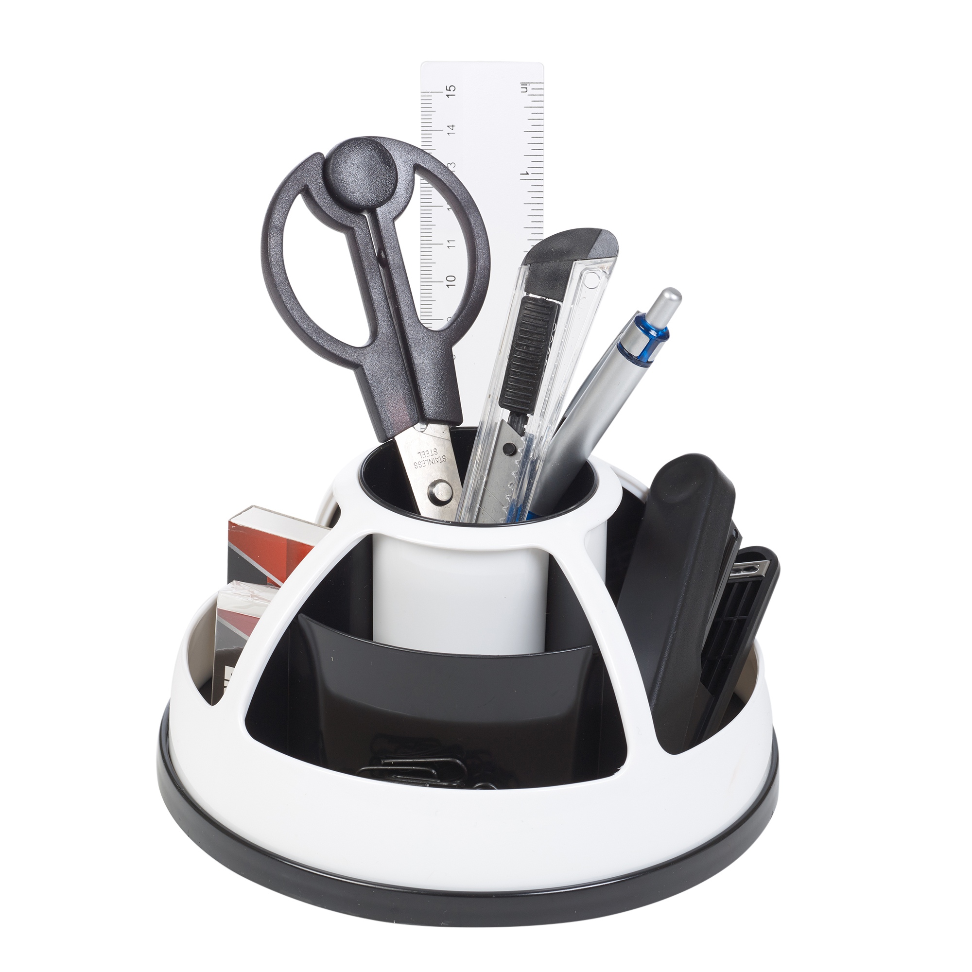 10Pc Stationery Organiser Holder 360° Swivel Rotating Office Desk Boy Tidy Set eBay