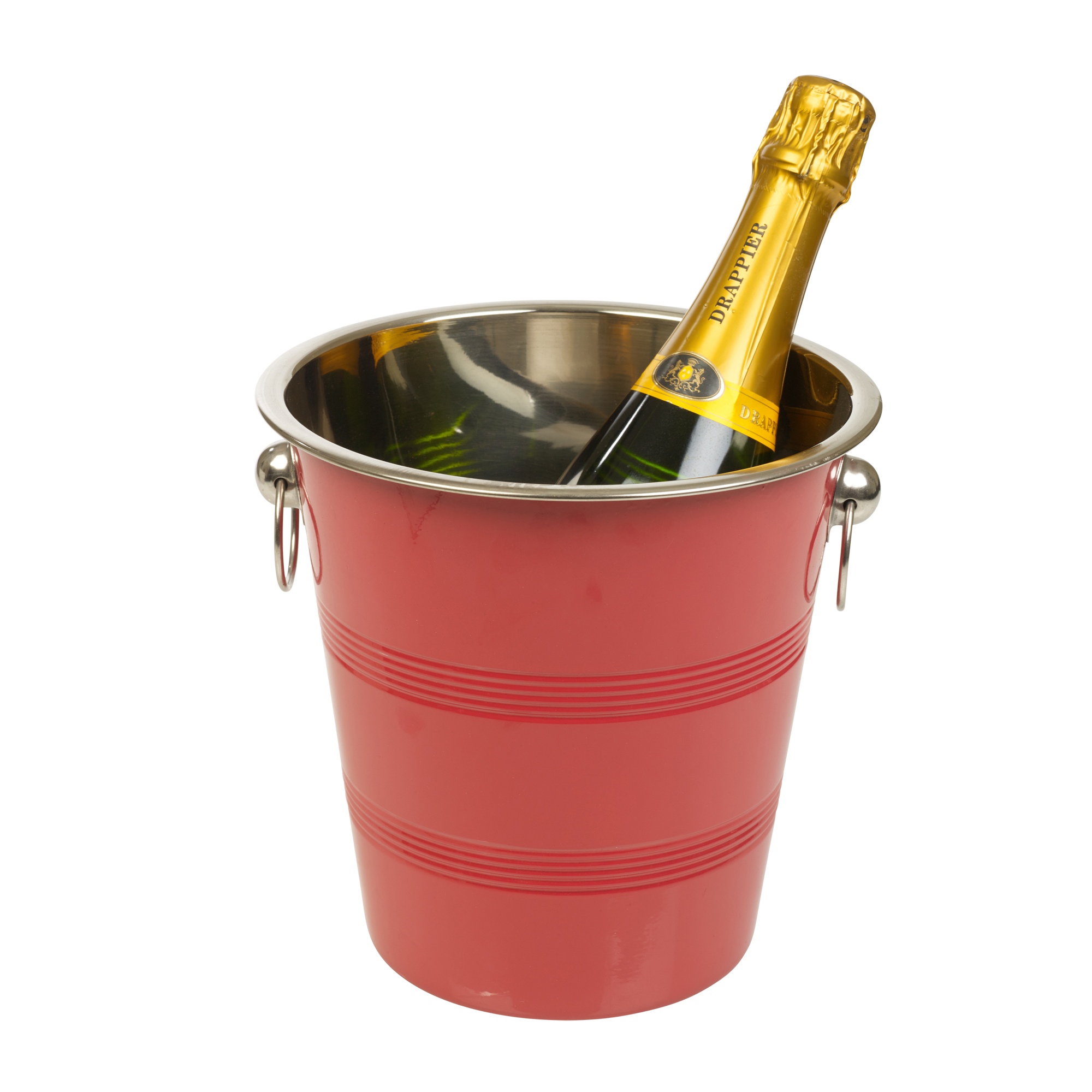 Metal Chic Champagne Ice Cooler Bucket Wine Drink Trough Party