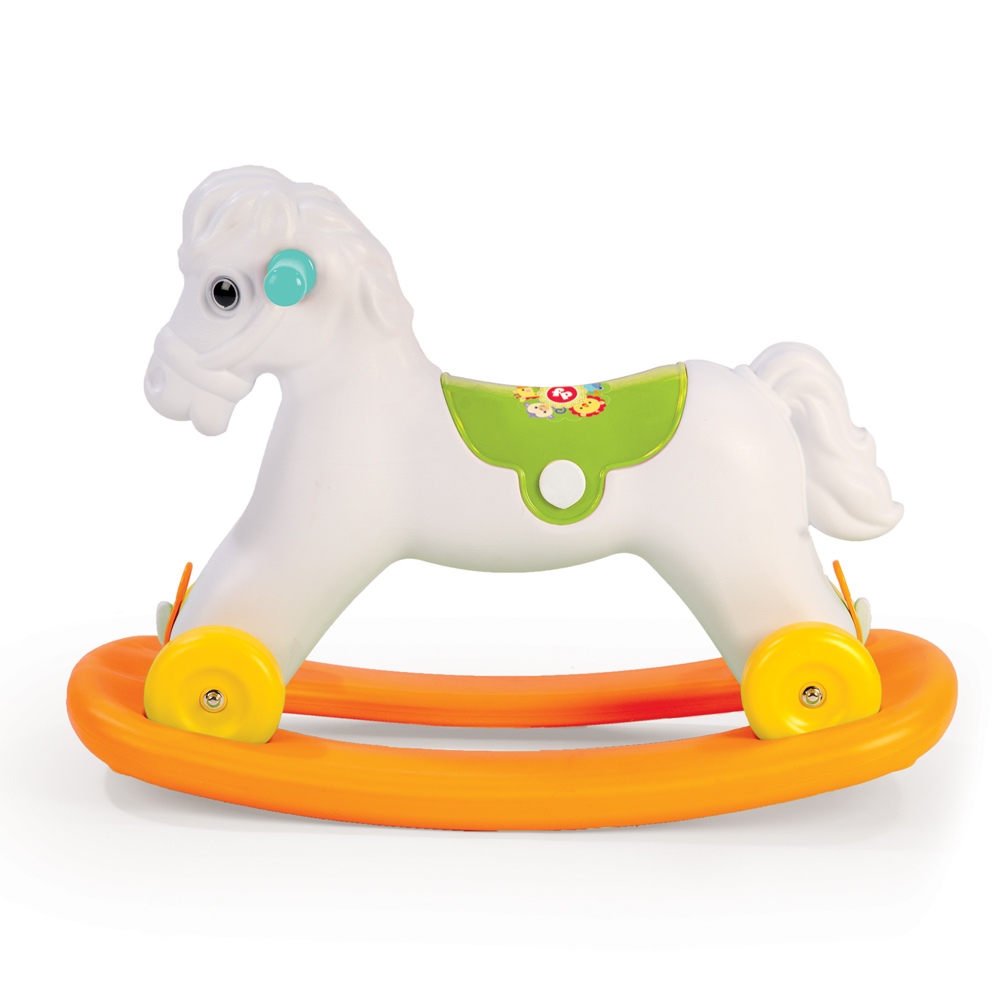 Fisher Price Grande 2 en 1 Balancín+Conduciendo Caballo Ruedas Infantil