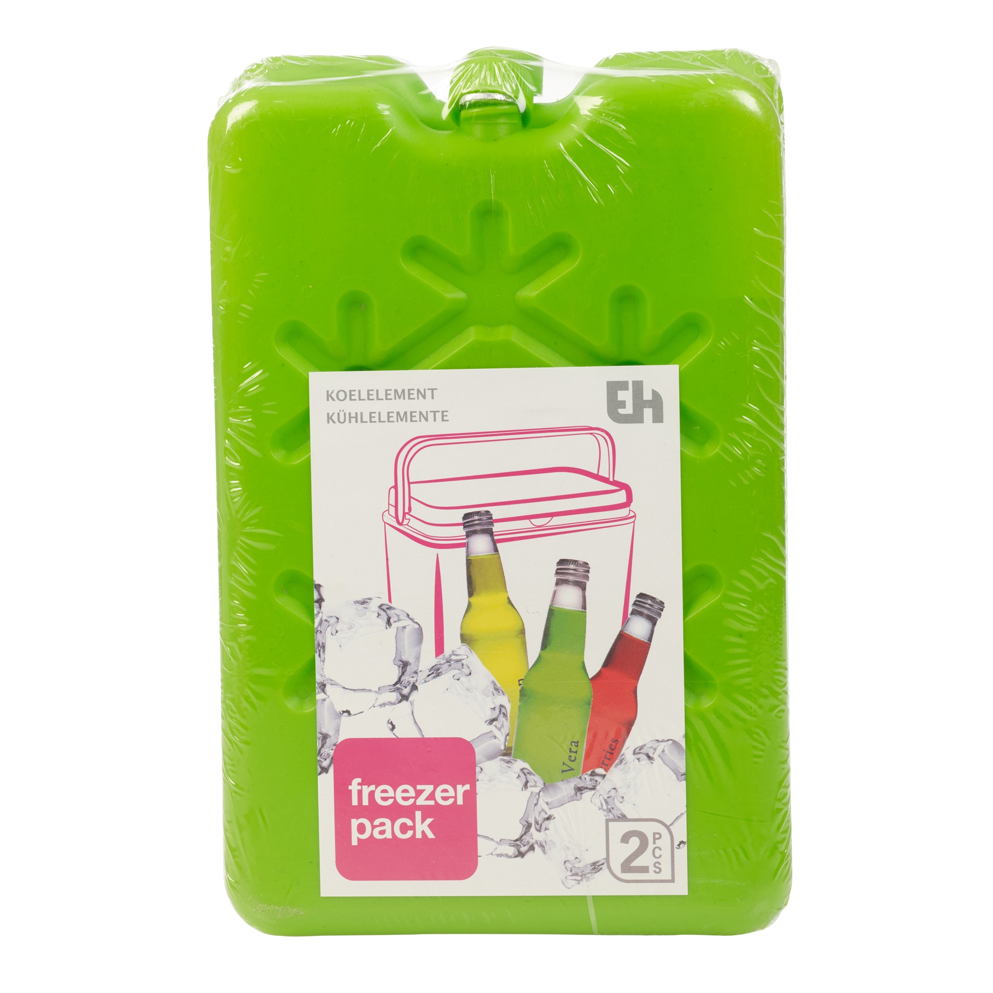 2 x Freezer Ice Blocks Travel Cooler Bag Box Reusable Picnic Lunch