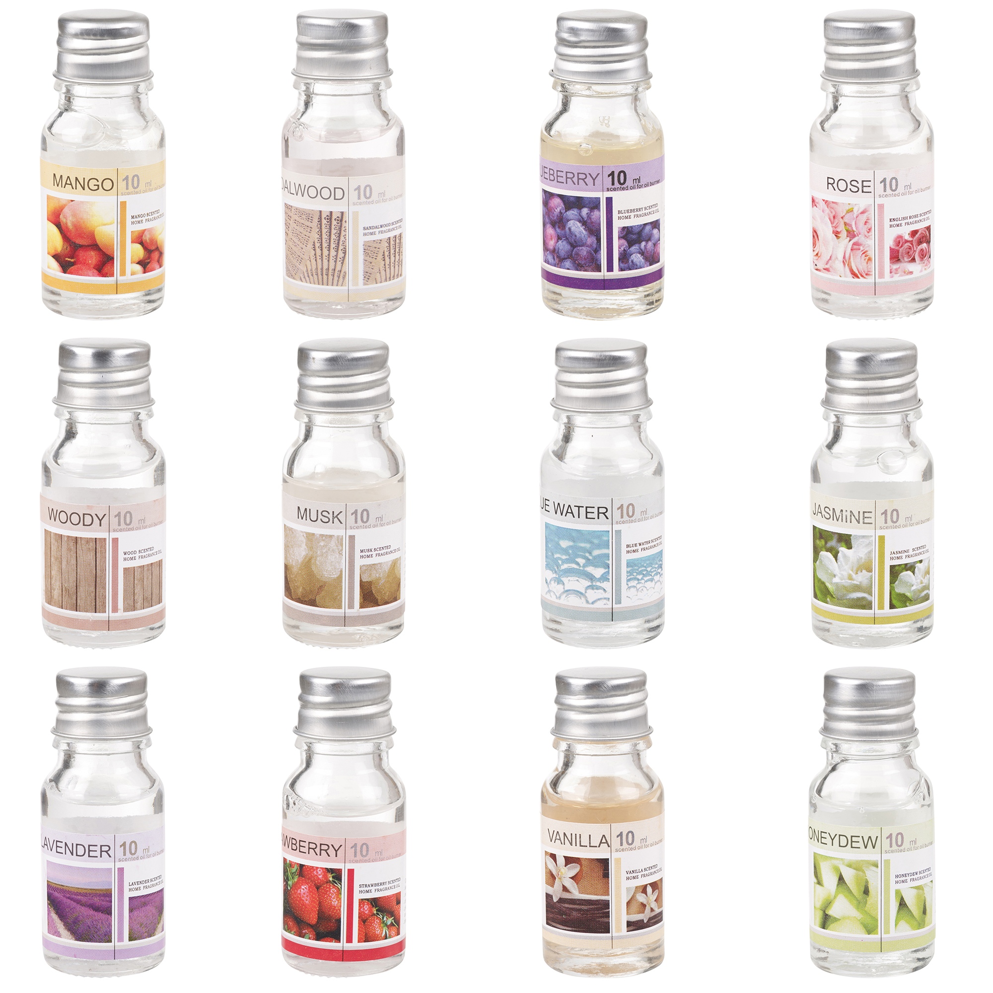 Ceramic Oil Burner & 12 Scents Tea Light Fragrance Tart Aromatherapy