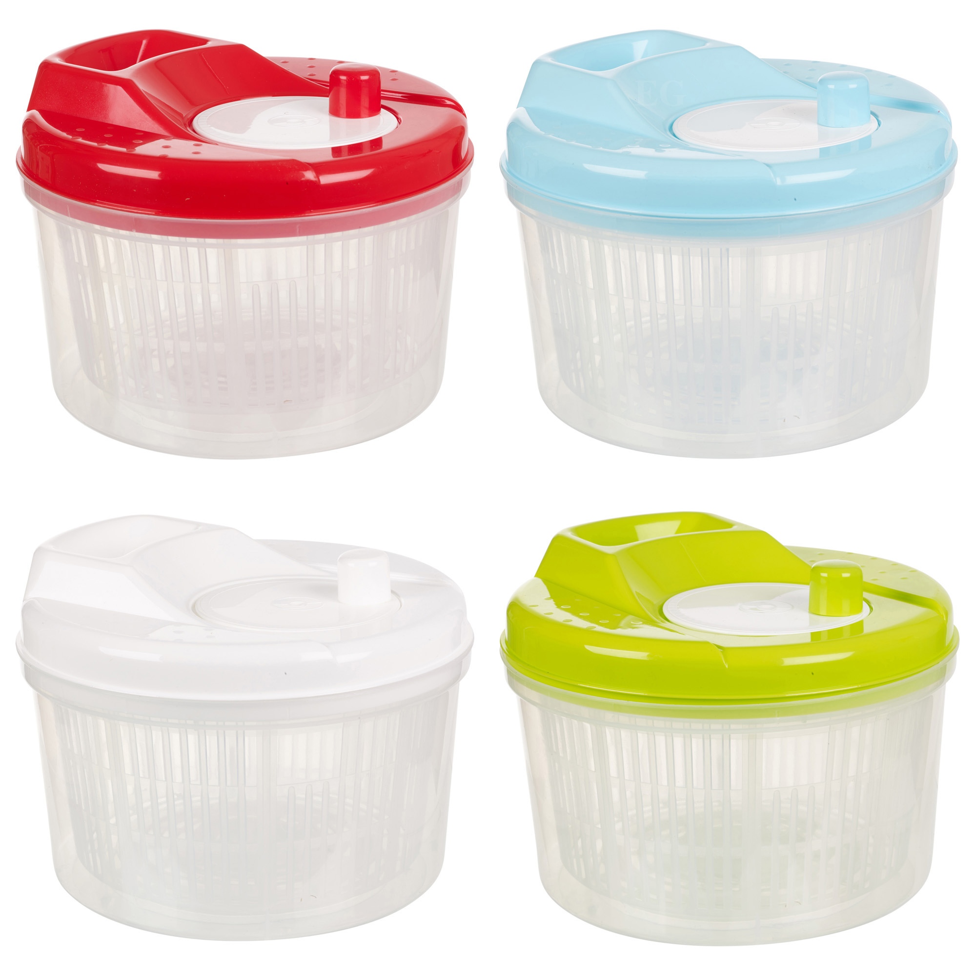 Salad Spinner Kitchen Vegetable Dryer Colander Plastic Bowl Lettuce