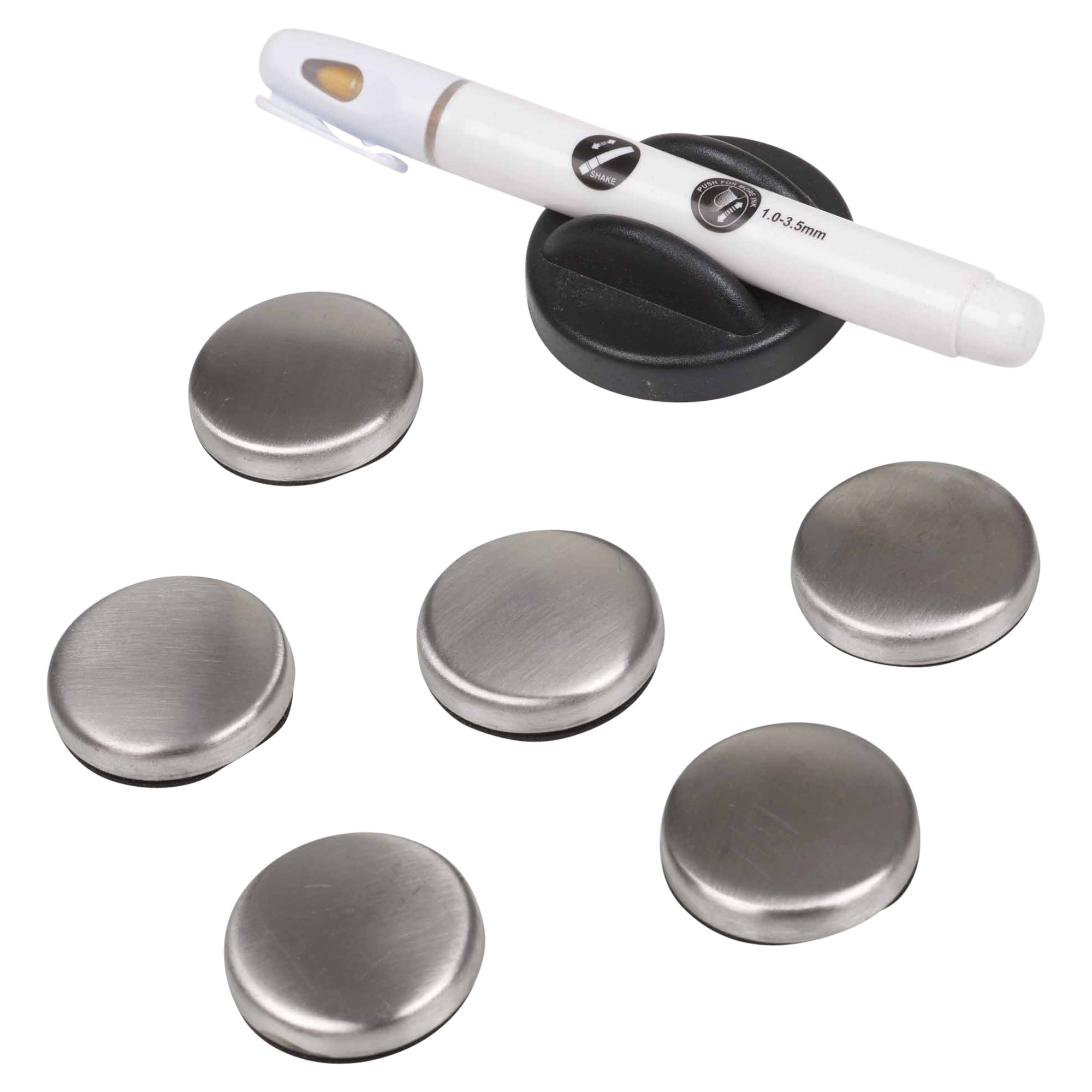 Dry Wipe Glass Whiteboard Office Home Notice Board Pen Holder