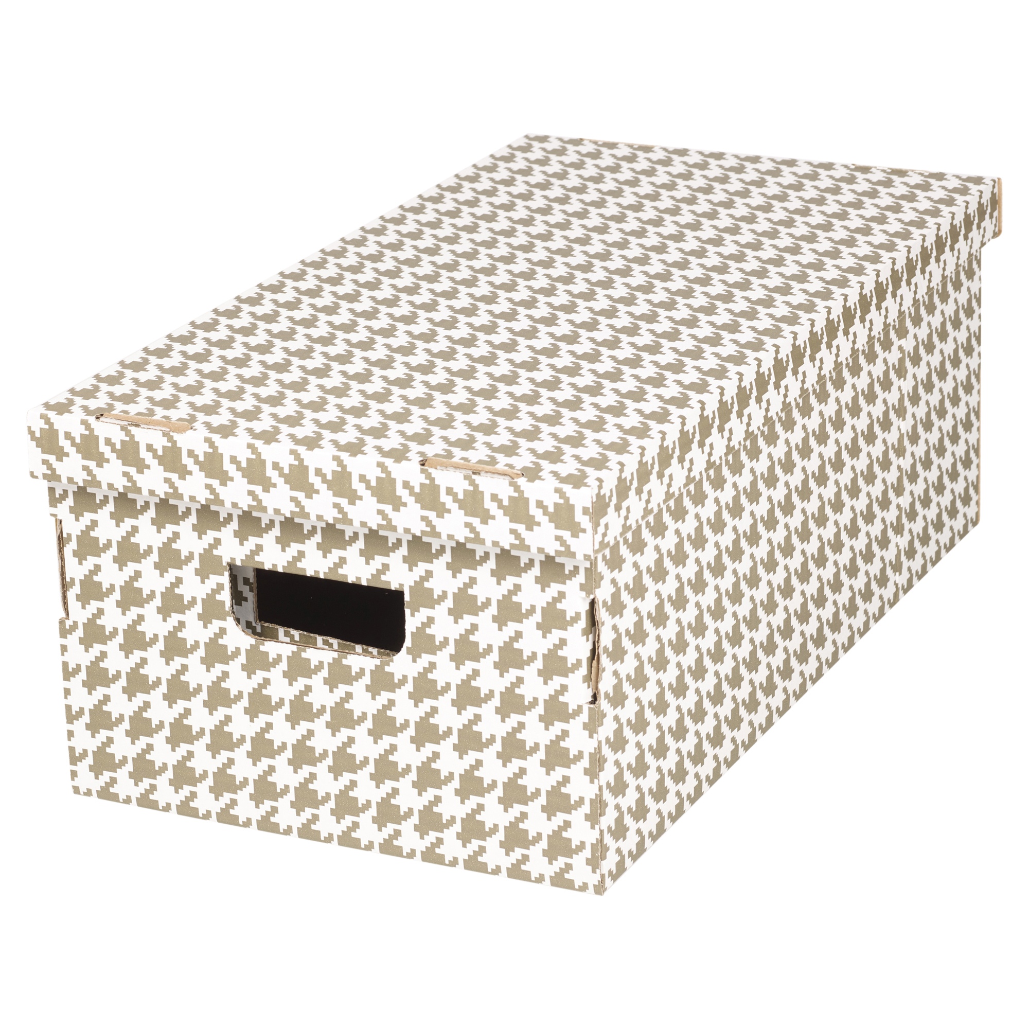 Set Of 2, 3 Or 4 Cardboard Storage Boxes With Lids Lightweight With