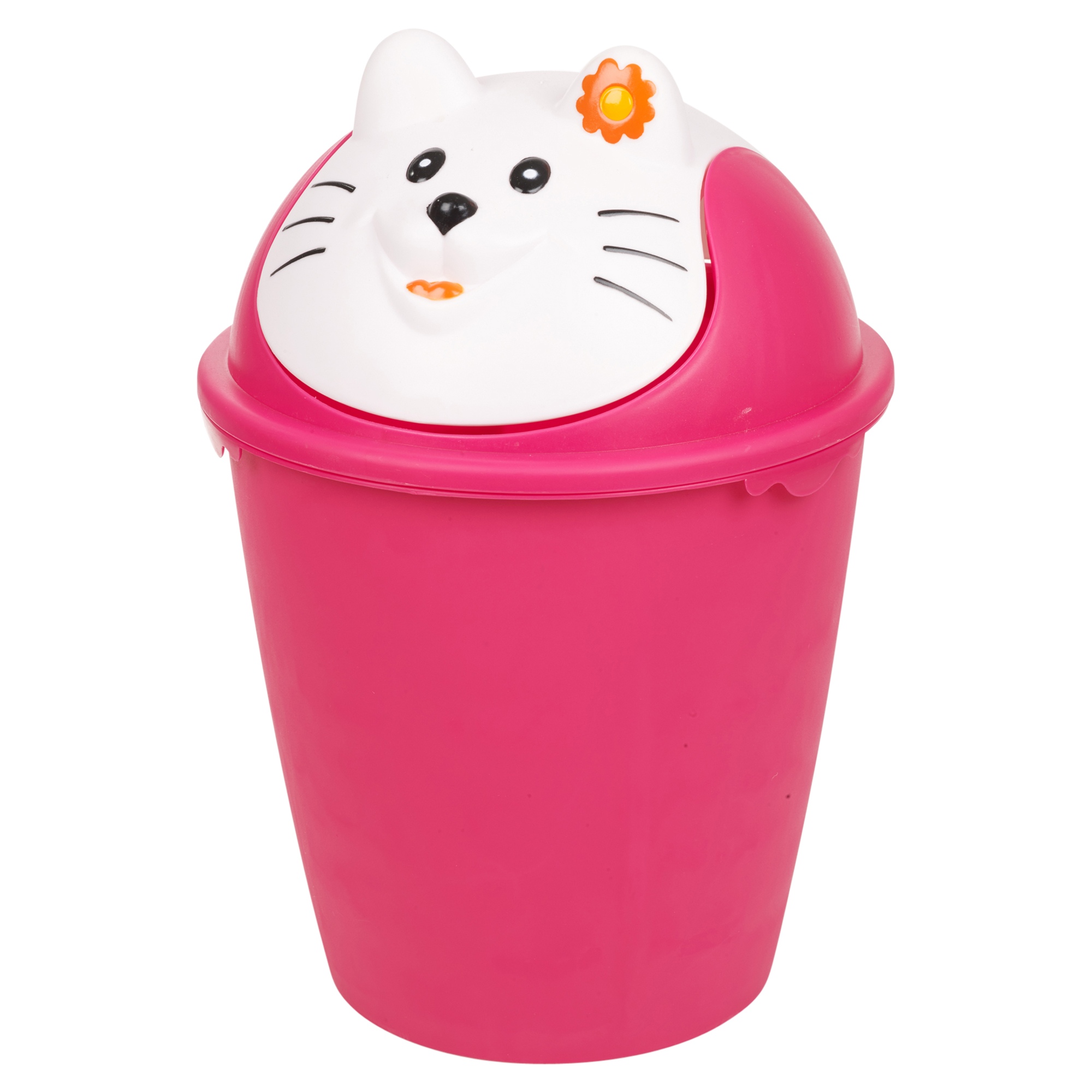 6 Litre Animal Waste Dustbin Plastic Trash Bin Can Bedroom Nursery