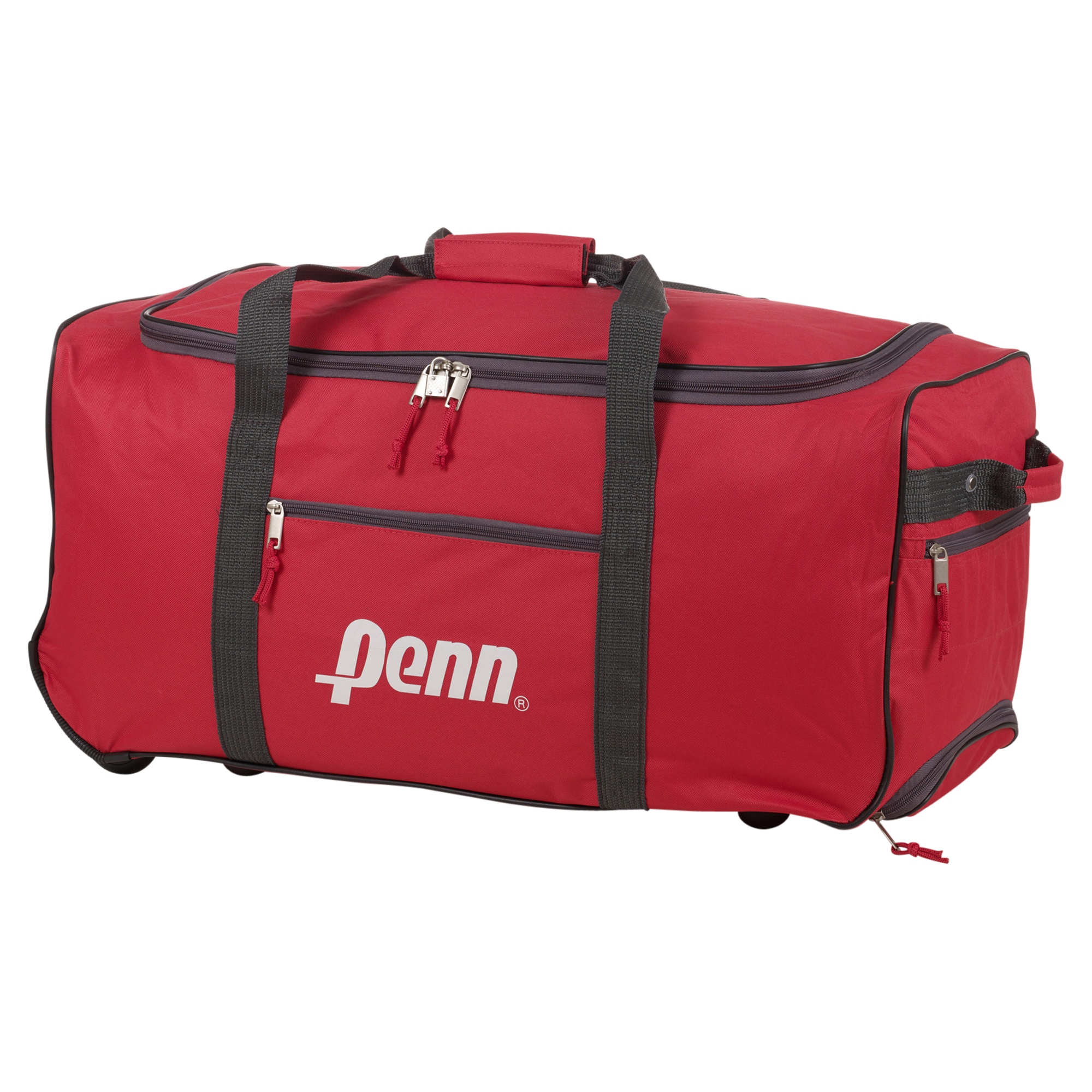 Penn Trolley Sports Travel Bag Handle Wheels Luggage Carry Gym Suitcase