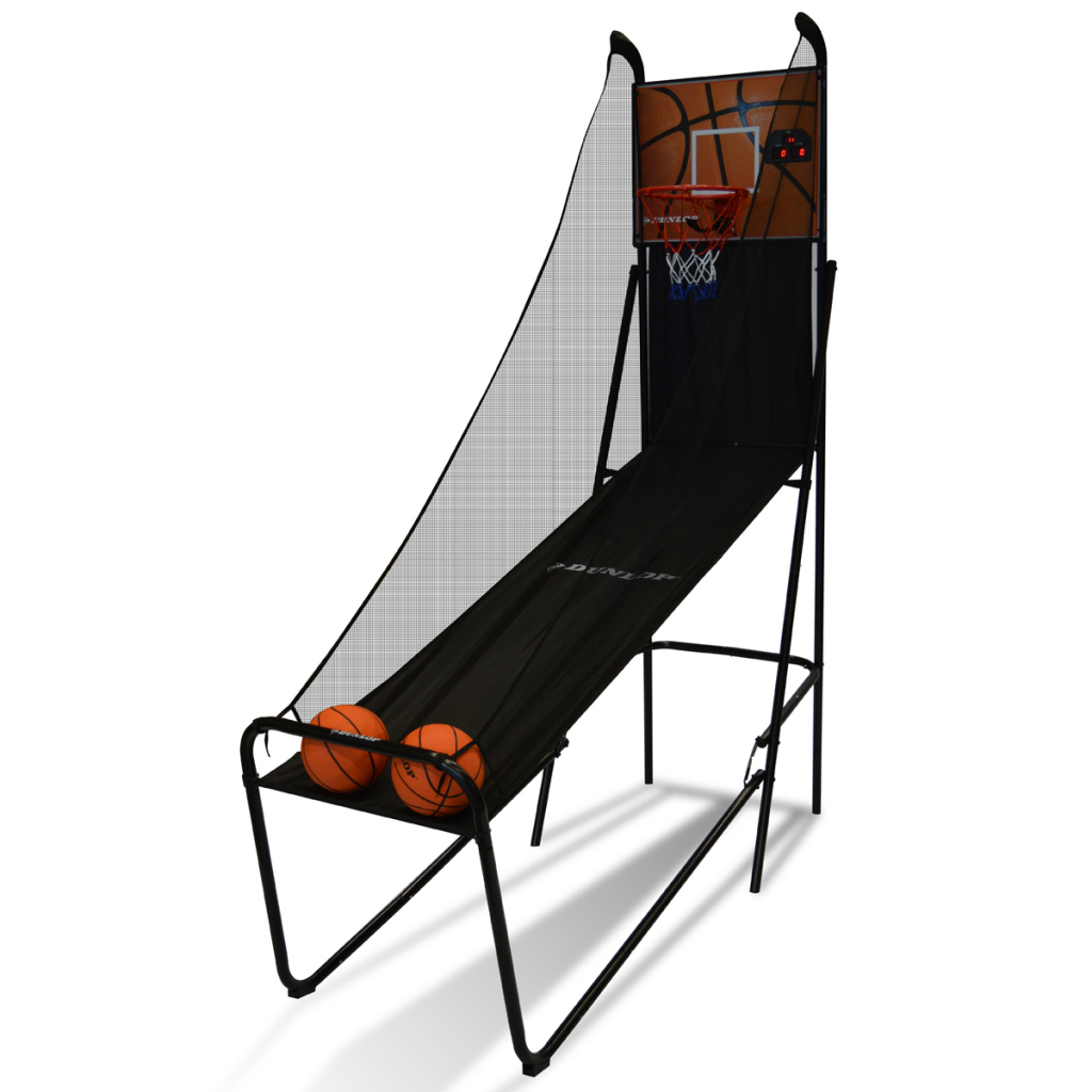 2 Player Dunlop Electronic Basketball Arcade Game Hoop Indoor Sports Ball Play eBay