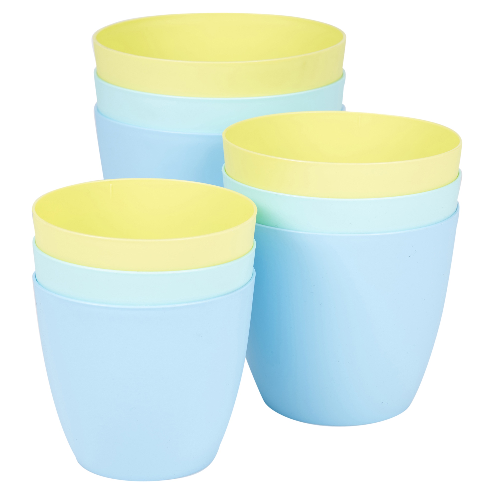 Assorted Plastic Plant Flower Pot Garden Holder Pots Planter Herb Coloured NEW eBay