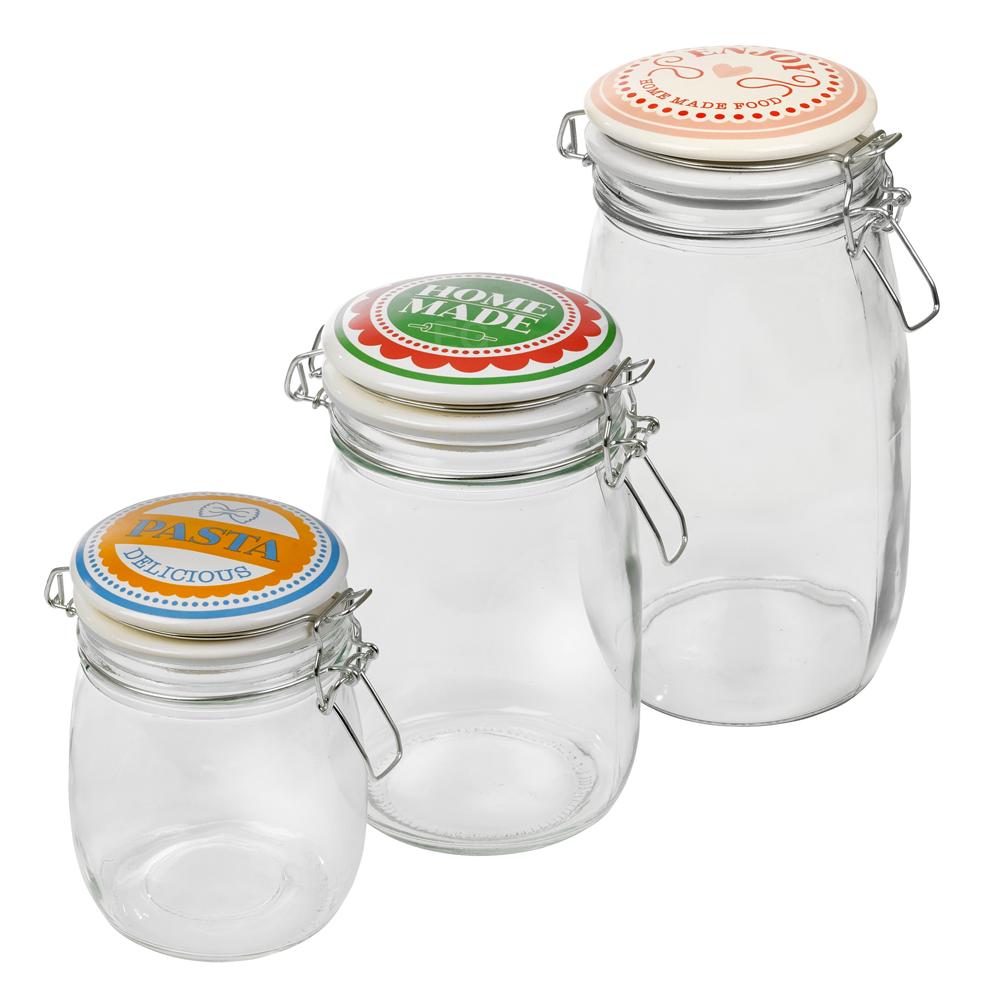 retro glass storage jar metal cl airtight silicone seal kitchen food tea rice ebay retro glass storage jar metal cl airtight silicone seal kitchen food tea rice ebay