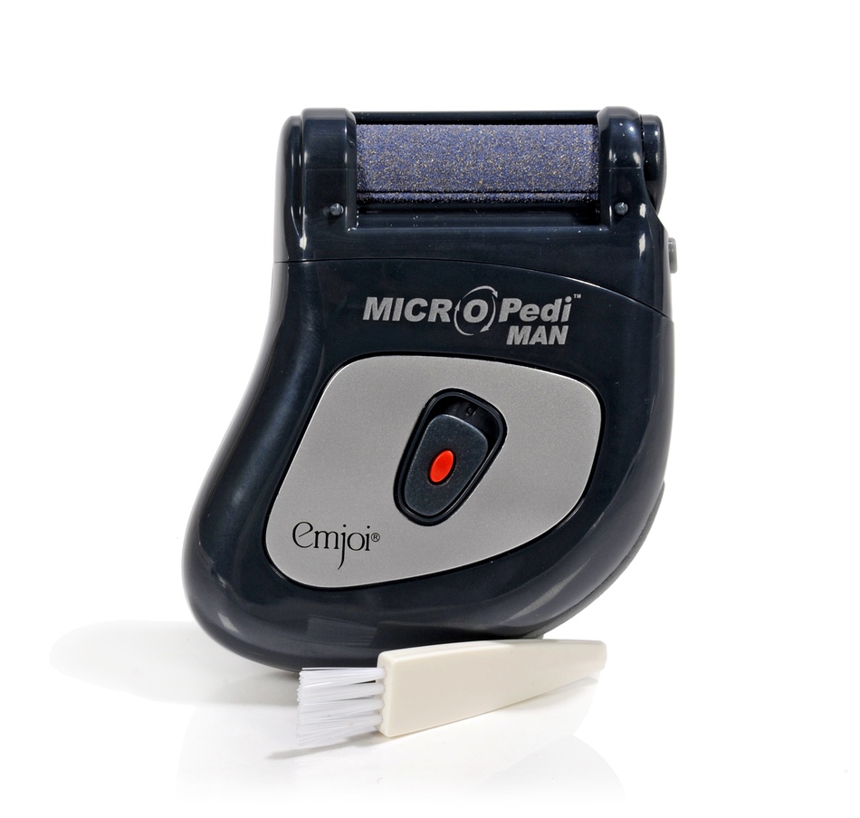 Emjoi MICRO Pedi MAN Pedicure Kit Mens Dry Rough Hard Skin Remover Feet