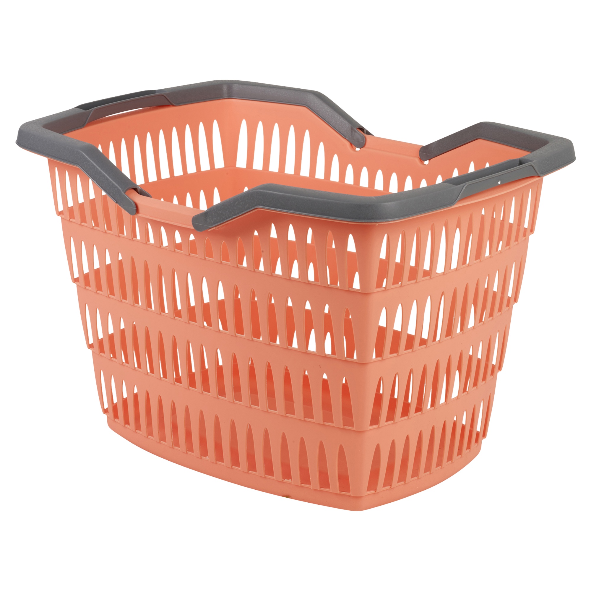 25 Litre Laundry Basket With Folding Handles Storage Washing Bin