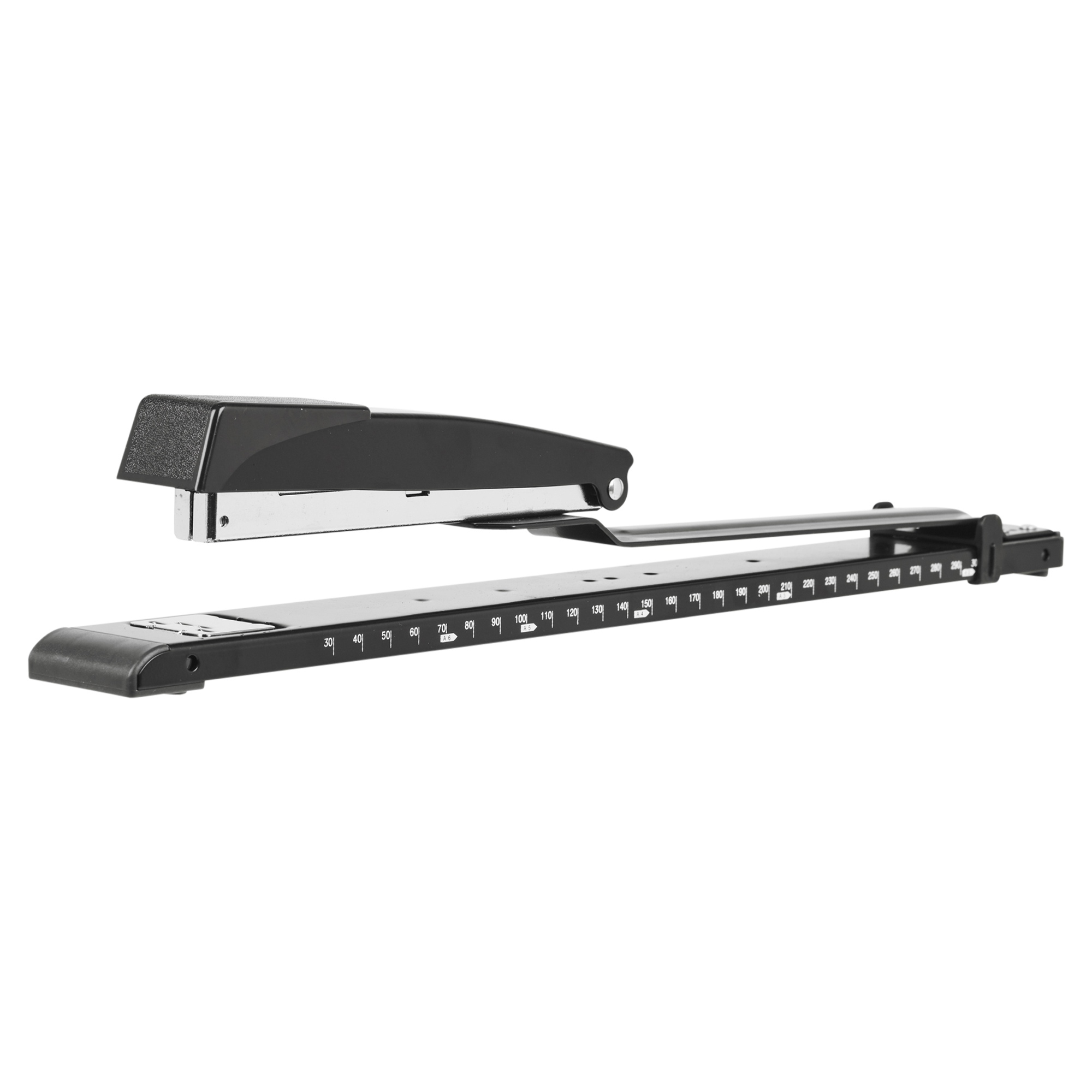 Long Arm Stapler Paper Booklet Desk Extended Deep Reach Handle Throat