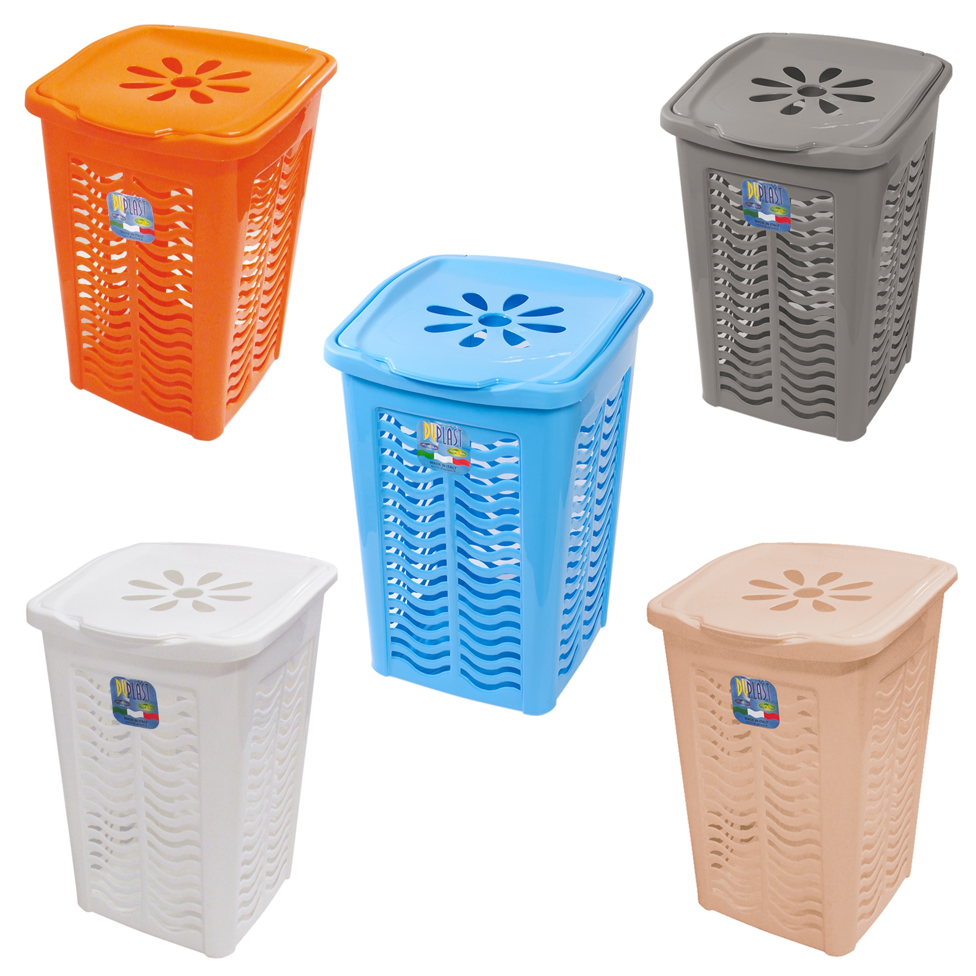 50 Litre Laundry Washing Basket Bin Hamper Holes Storage Home Large