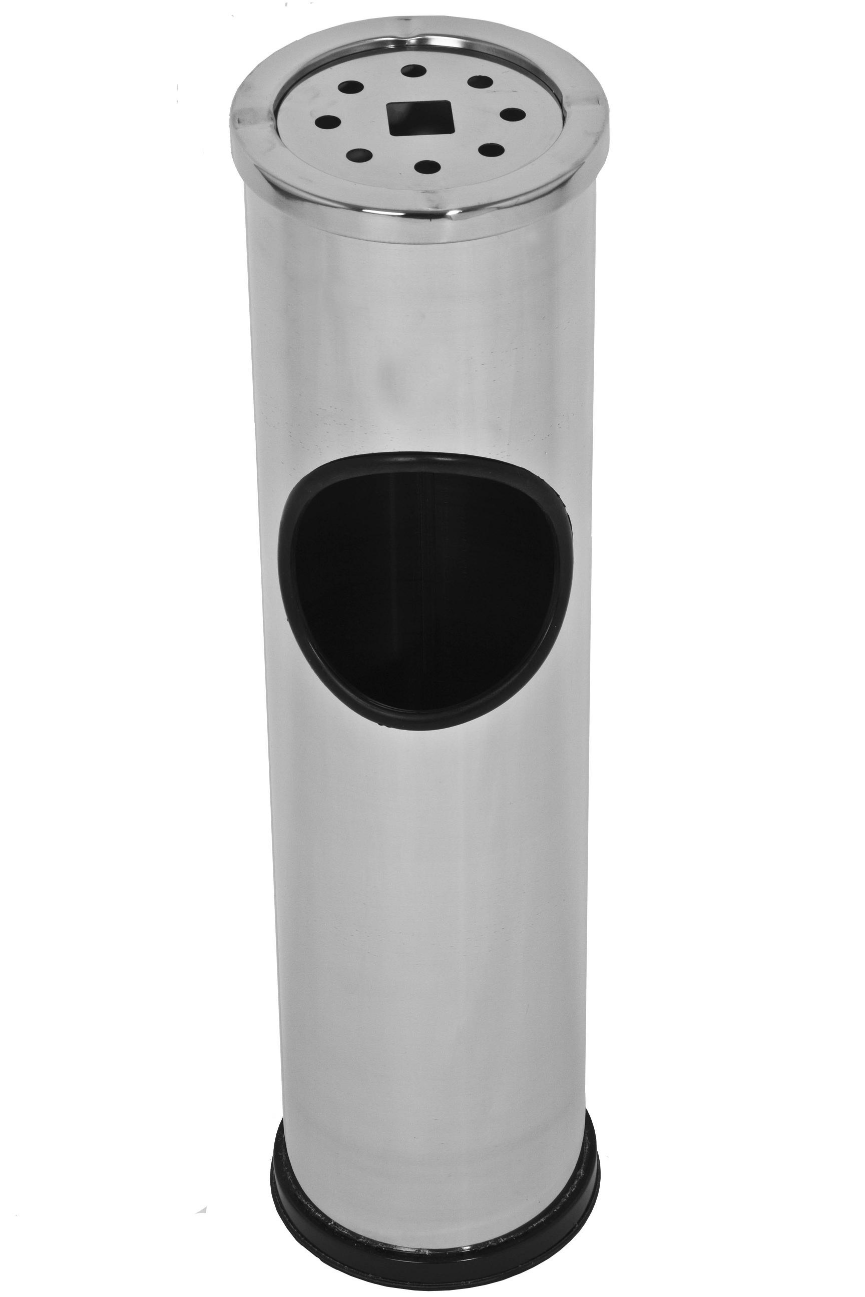 Free Standing Floor Smokers Stainless Steel Cigarette Ash Tray Litter