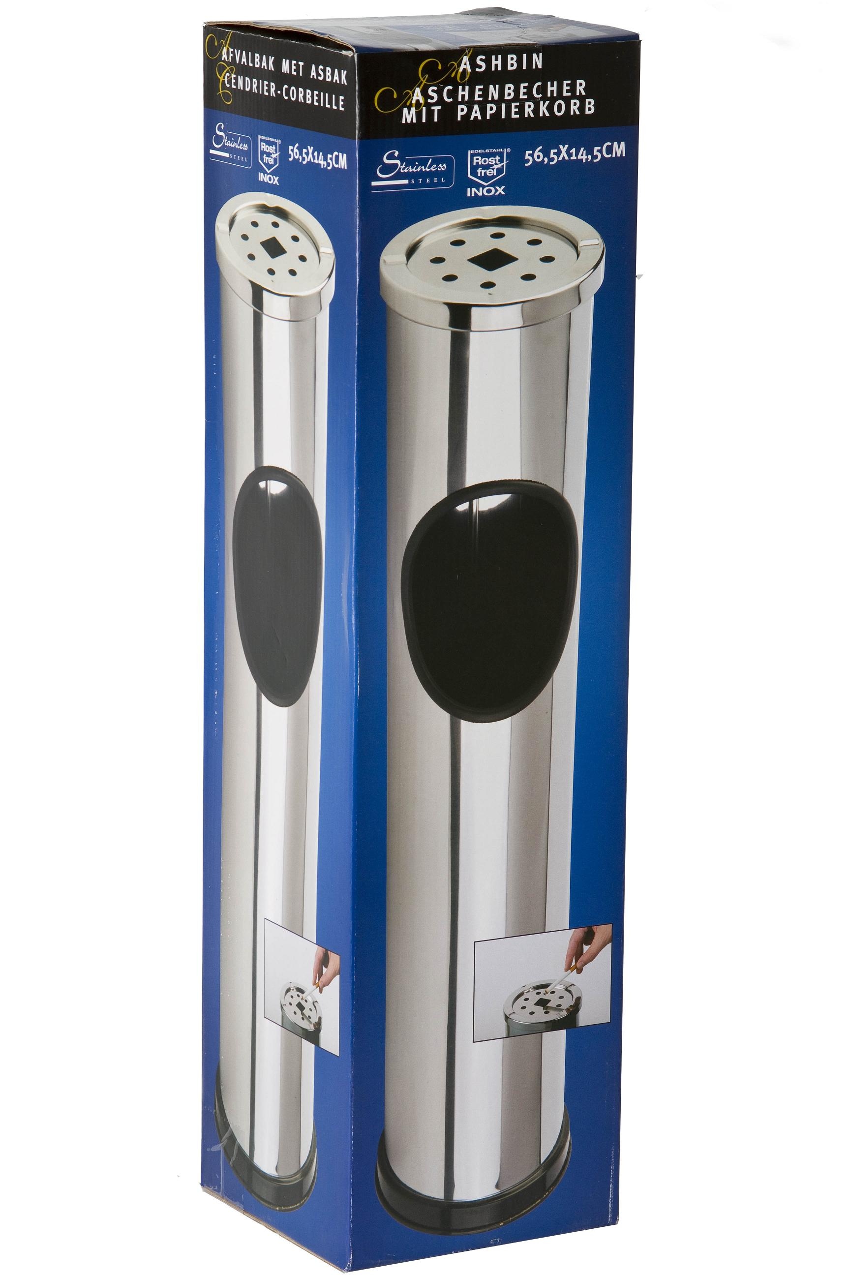 Free Standing Floor Smokers Stainless Steel Cigarette Ash Tray Litter