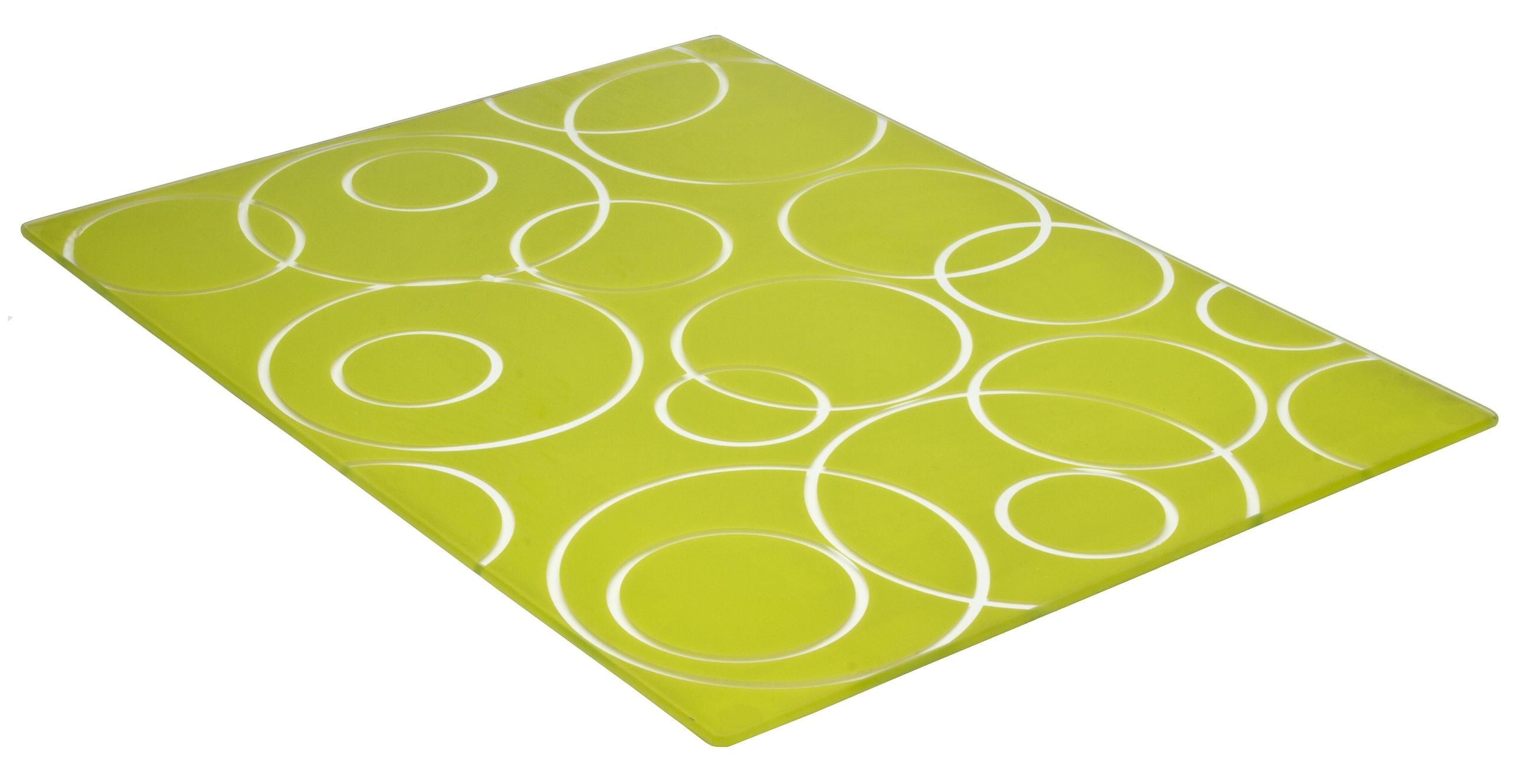 Chopping Cutting Board Stylish Glass Circle Colour Kitchen Vegetables Fruit Food eBay