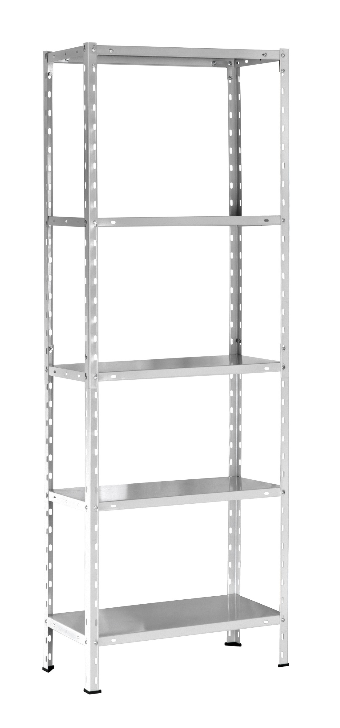 Grey Metal 5 Tier Shelf Utility Shelving Storage Racking Shelves Unit