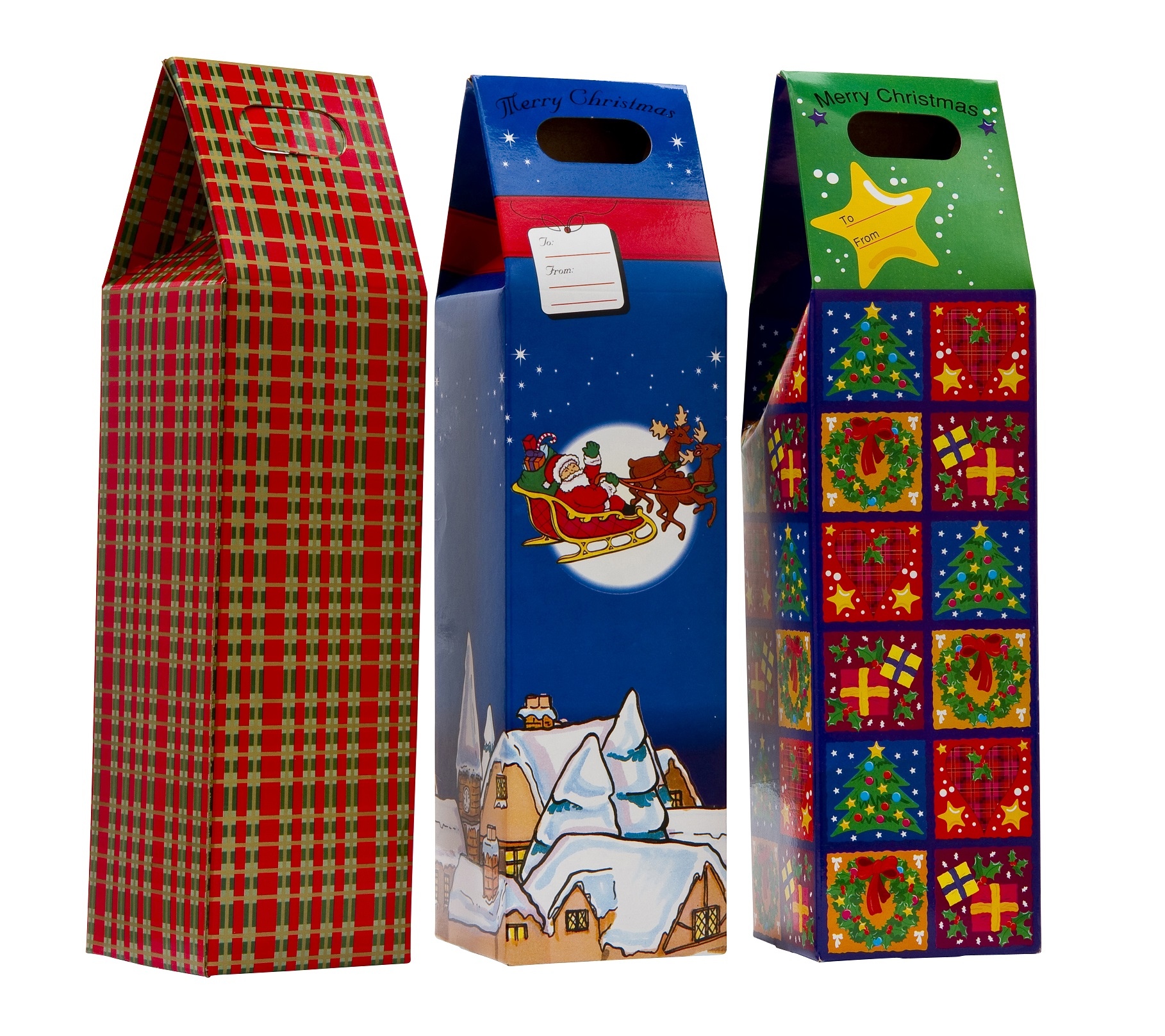 3 or 6 single christmas wine spirit chagne bottle 3 or 6 single christmas wine spirit chagne bottle