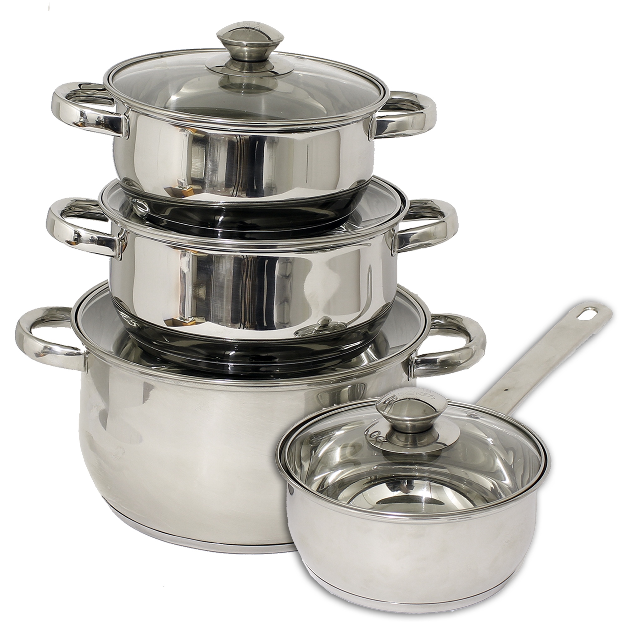 pot set for induction hob