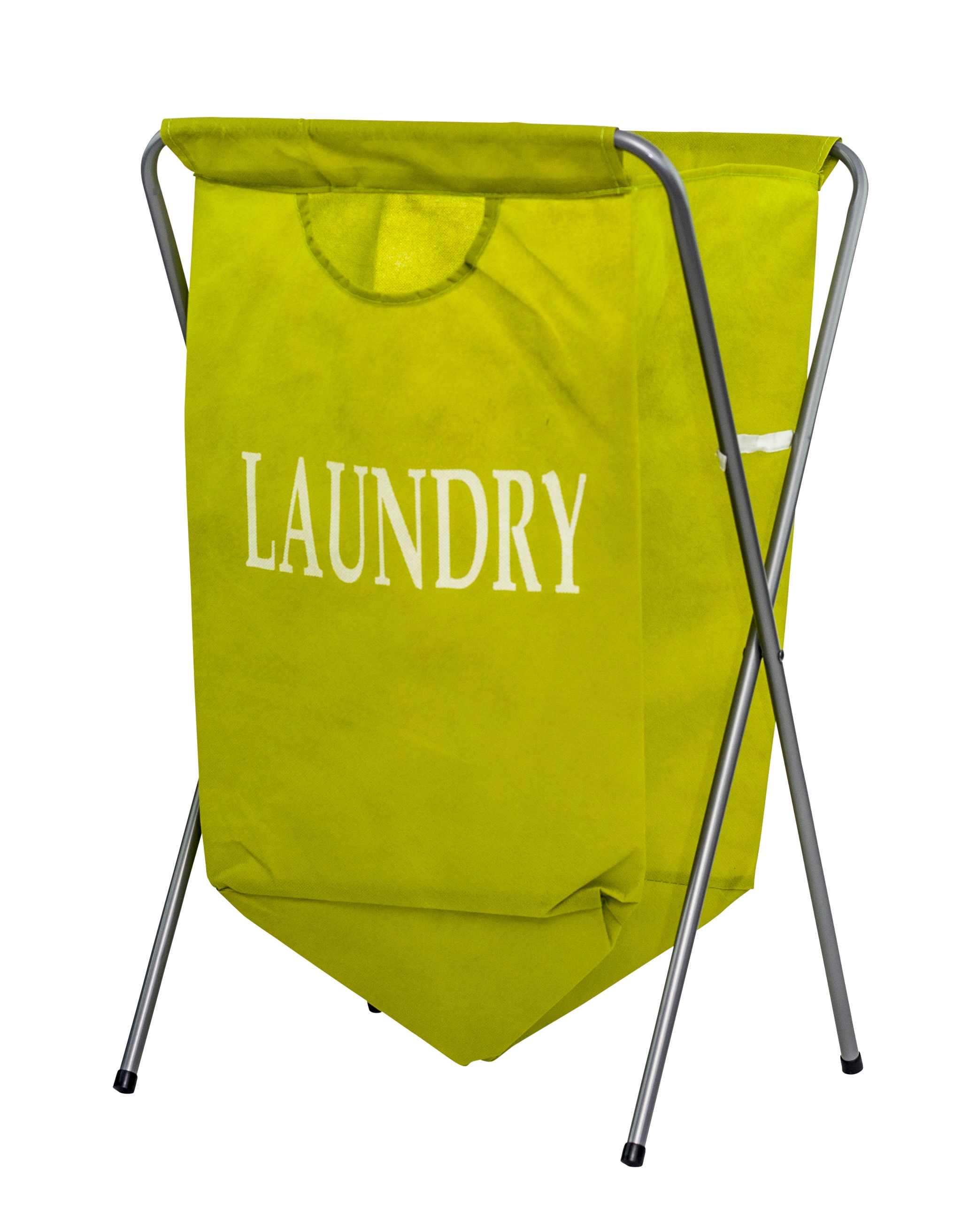 Laundry Hamper Basket Bag Storage Metal Frame Bin Light Weight Folding Clothes