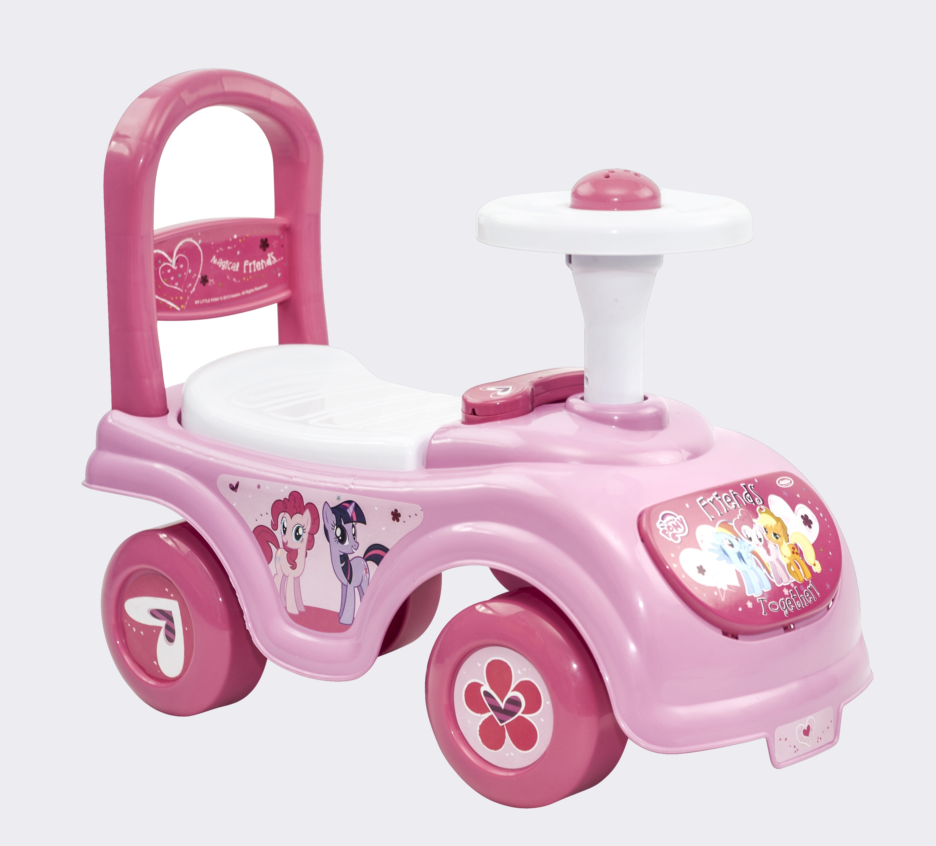 pink horse ride on toy