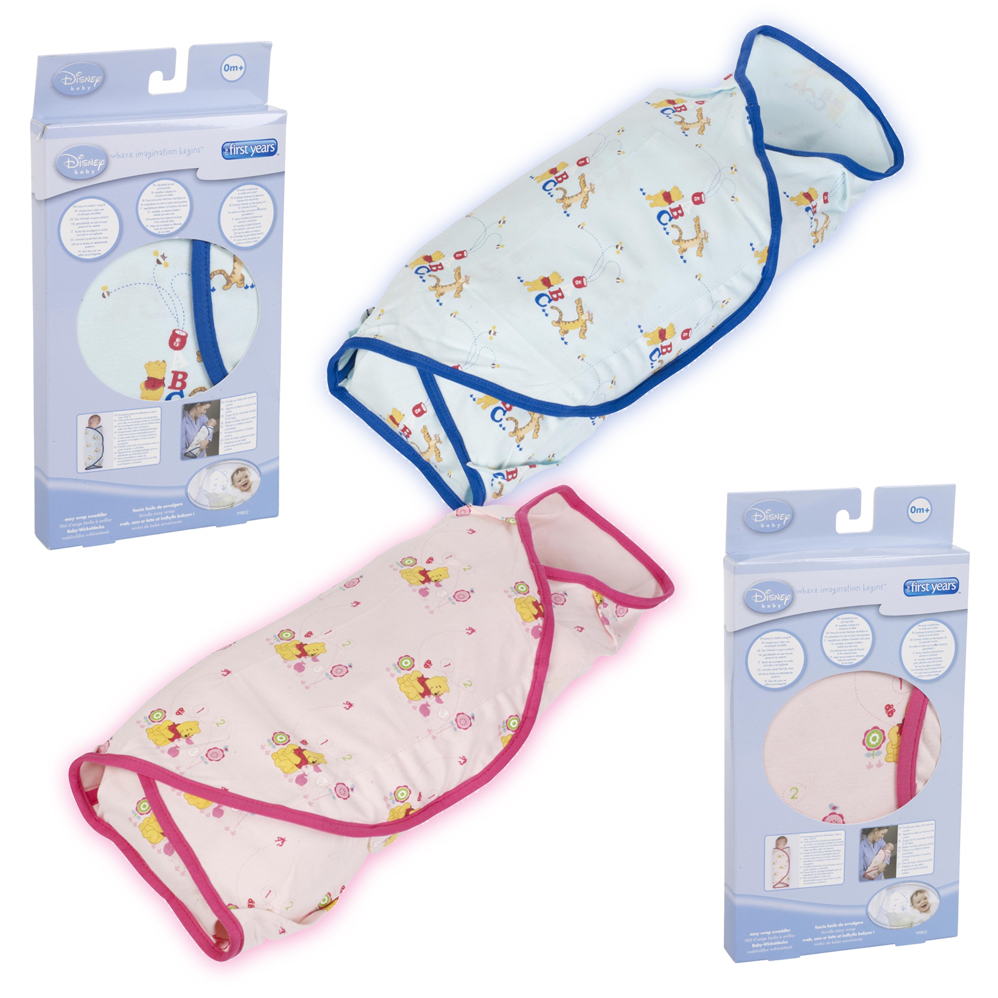 First Years Disney Winnie The Pooh Newborn Baby Cotton Machine Washable Swaddle eBay