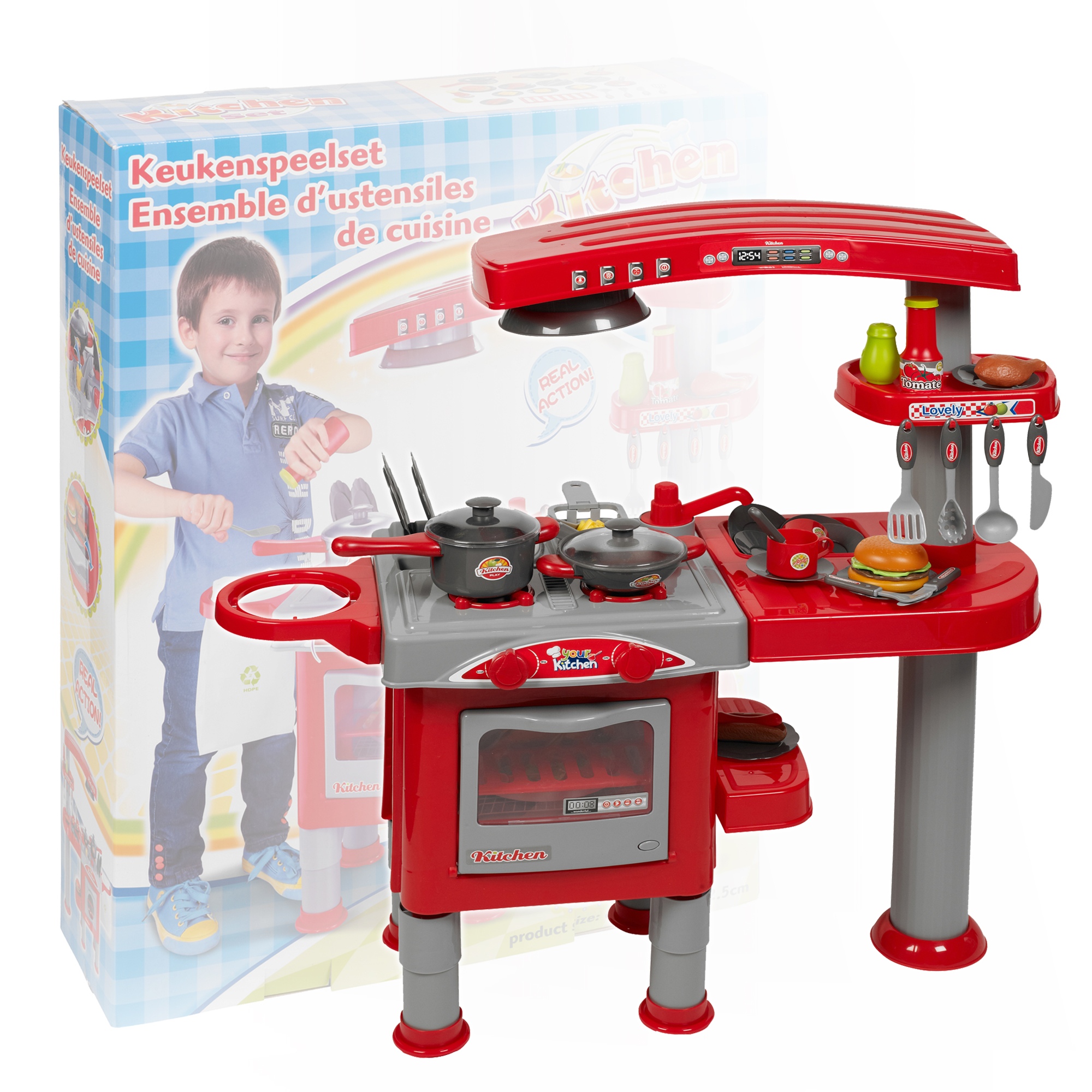 69 Piece Kitchen Cooking Children's Play Set Toy Boys Girls Role Play