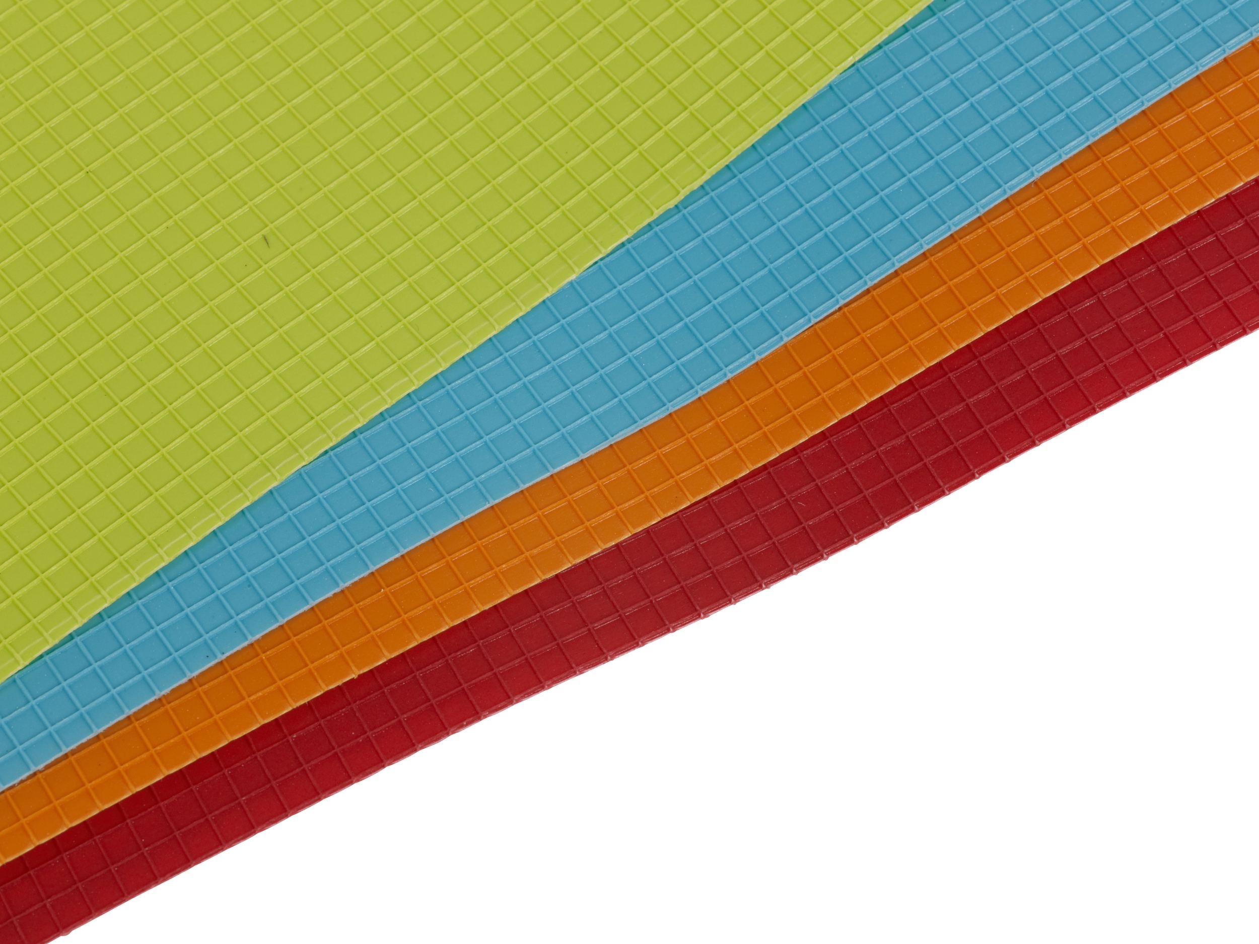 4 Large Symbol Coded Flexi Plastic Chopping Cutting Slicing Bendable