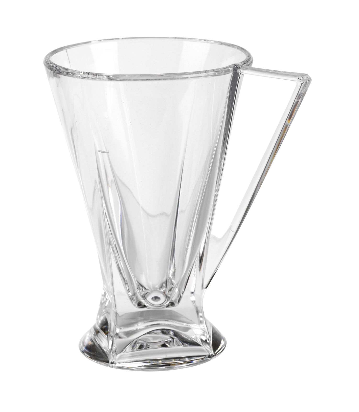 6 x 160ml RCR Fusion Lead Crystal Glass Hot Drinks Coffee Tea Cups