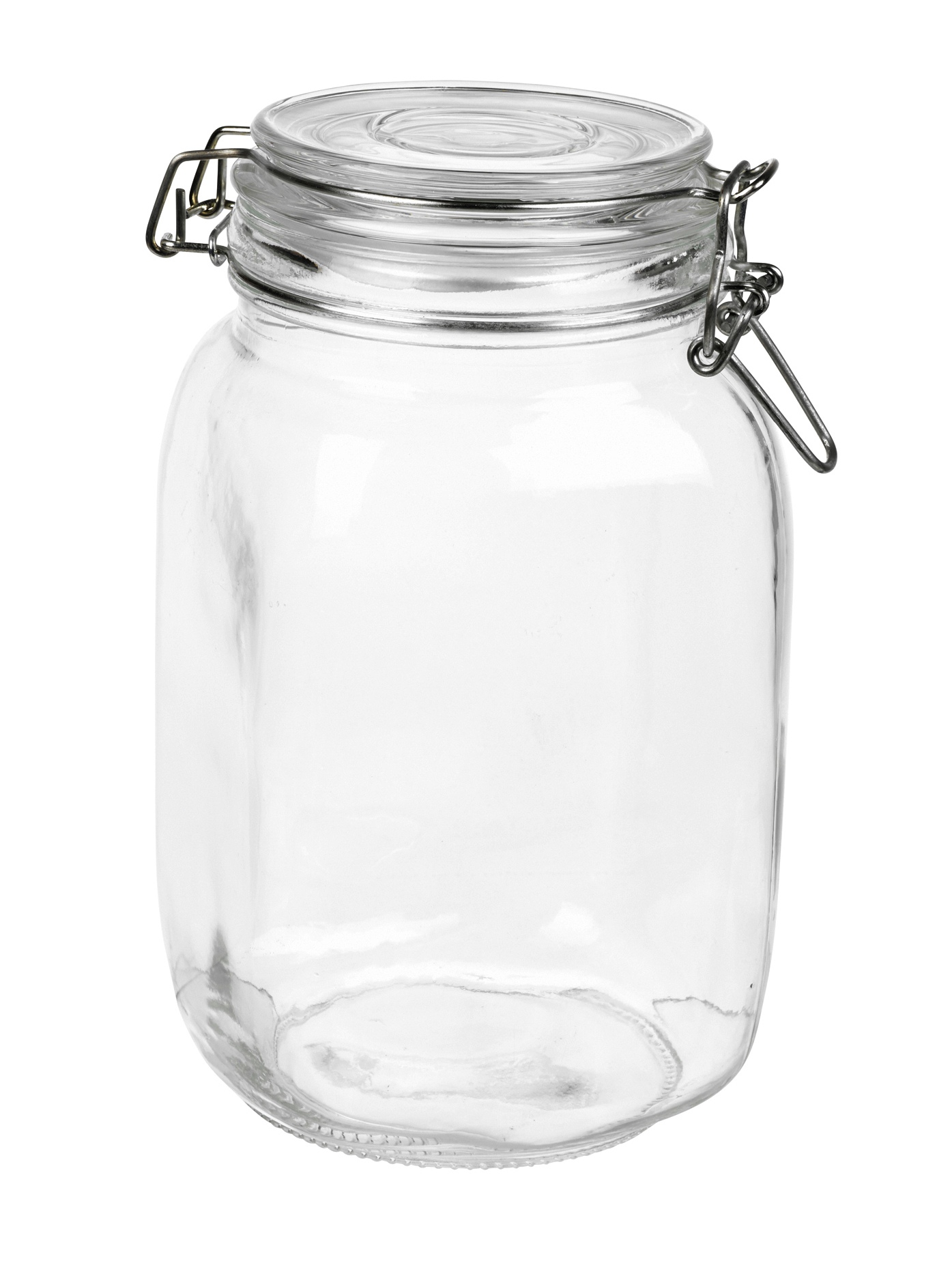 1.5L Airtight Glass Storage Jar Clamp Lid Seal Preserve Jam Container