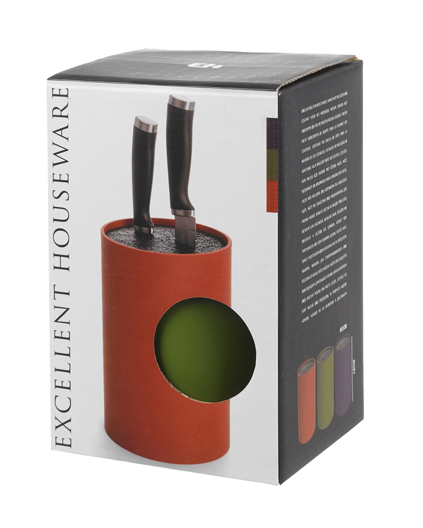 Universal Knife Block Knives Holder Storage Kitchen Decorative Stylish Round eBay