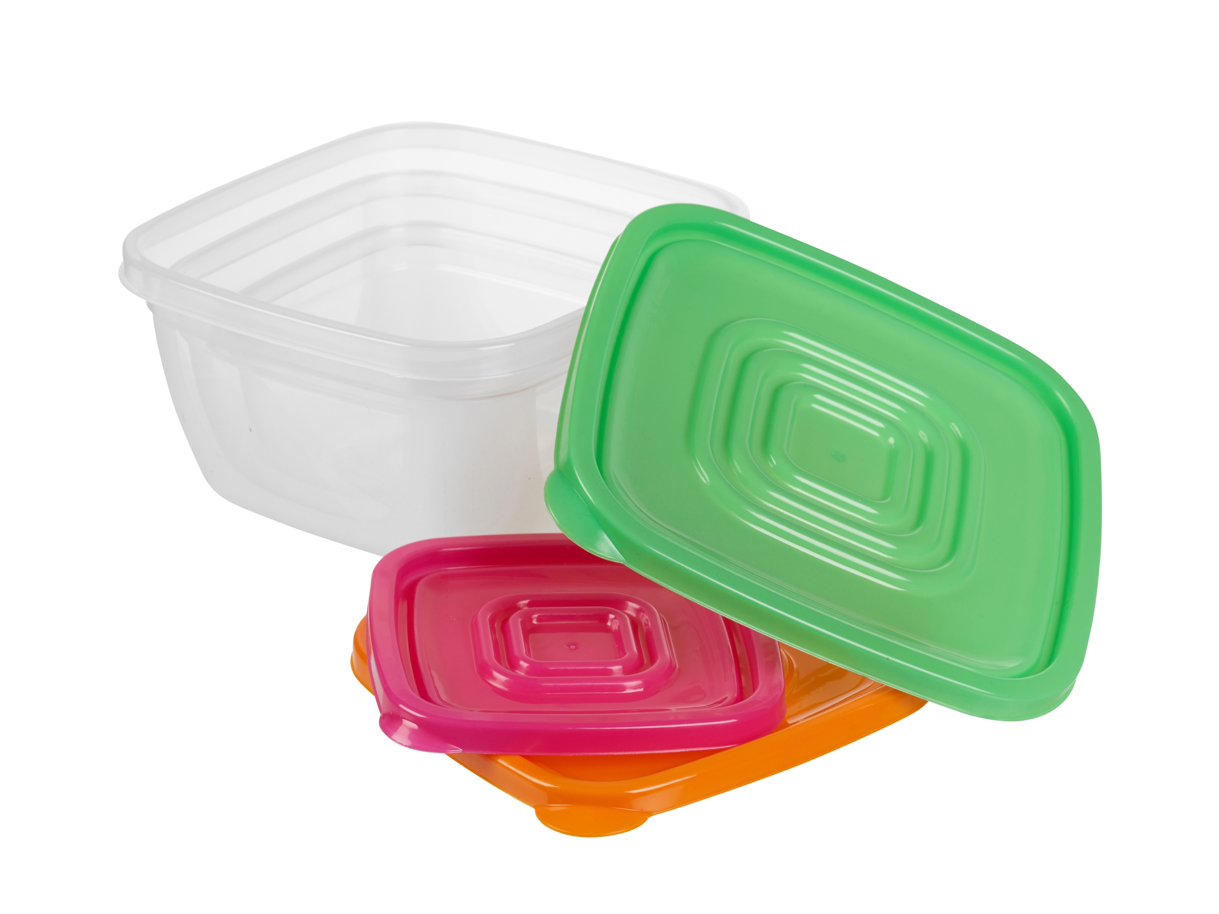 31 Piece Plastic Food Storage Containers W/ Lids Set & Measuring 4 Cups
