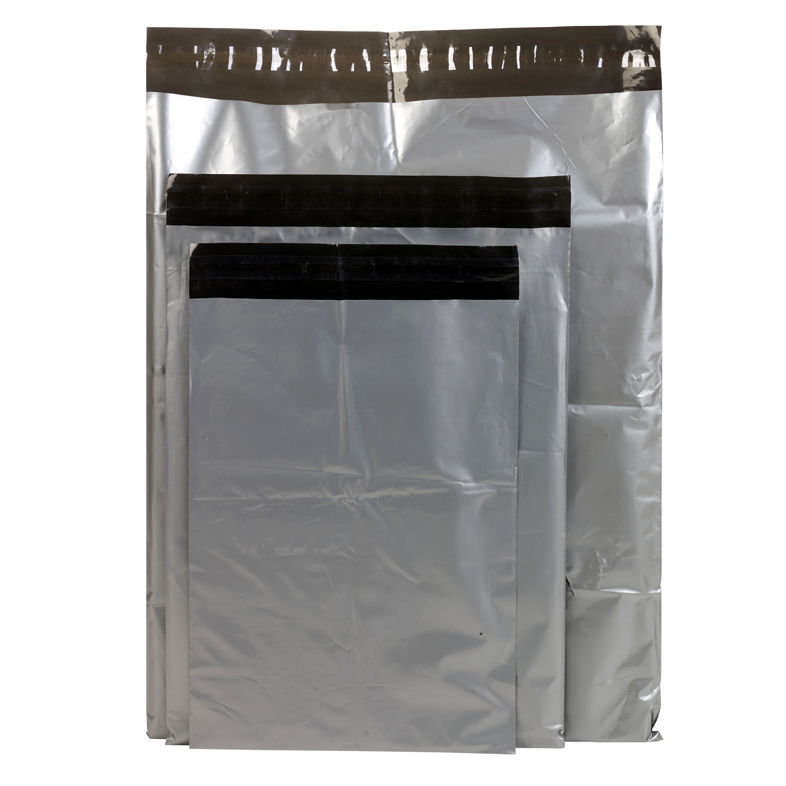 Grey Polythene Plastic Mailing Postal Bags Strong Peel & Seal Postage