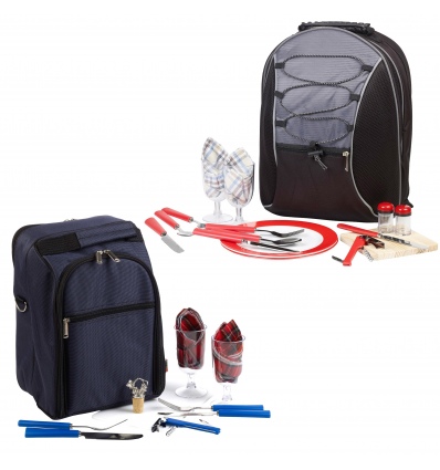 Blue Cooler Picnic Bag + 11 Accessories