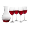 RCR Carafe & 4 Red Wine Glasses [Toscana]