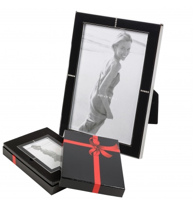 Diamante Black Photograph Picture Frame