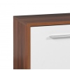 Crispi 4 Door Chest Walnut/White [17200130]