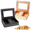 Small Black Diamond Effect Jewellery Box [029873 - Art No. 330714]