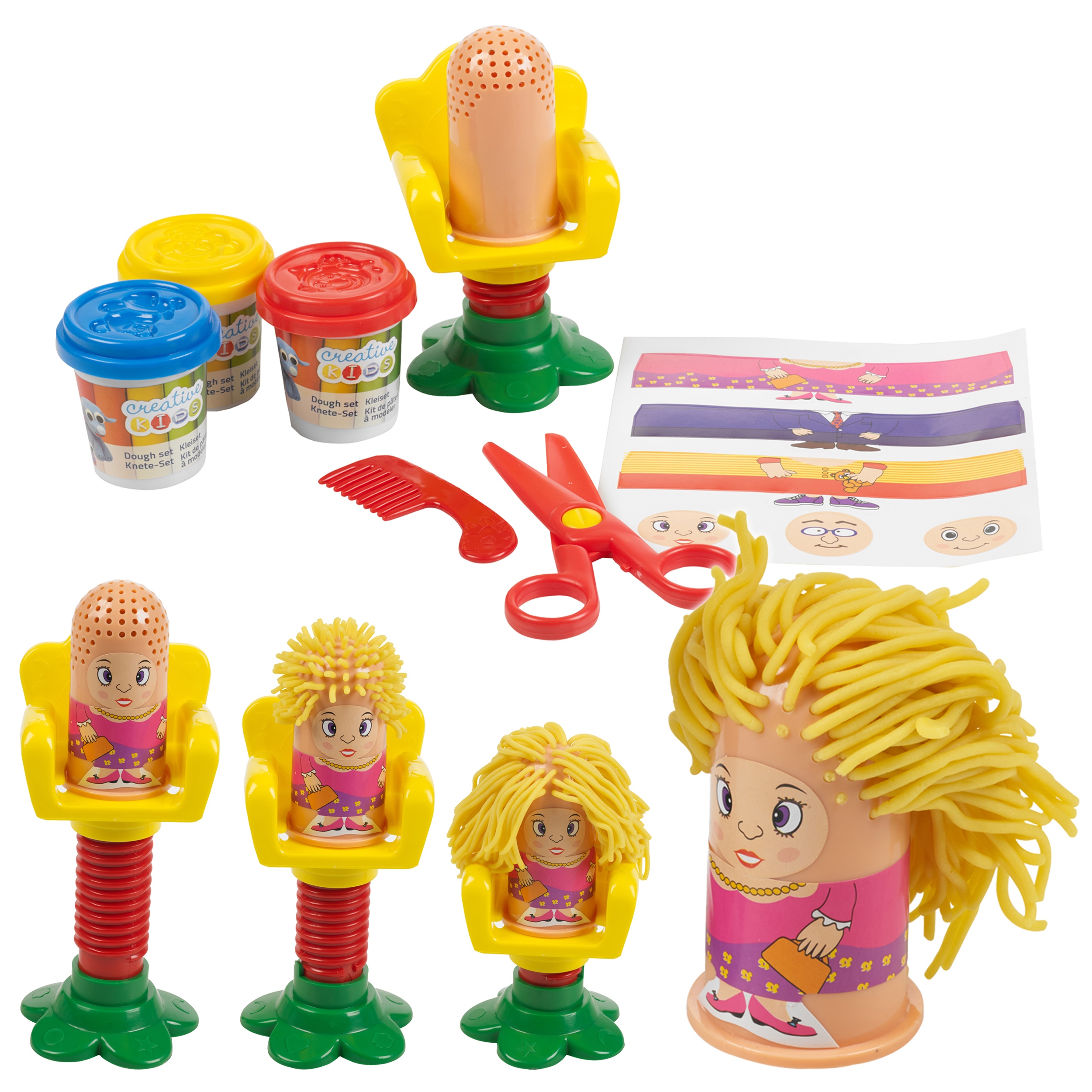 play doh hair set