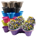 Coloured 4 x Flower Pot Holder [792842]